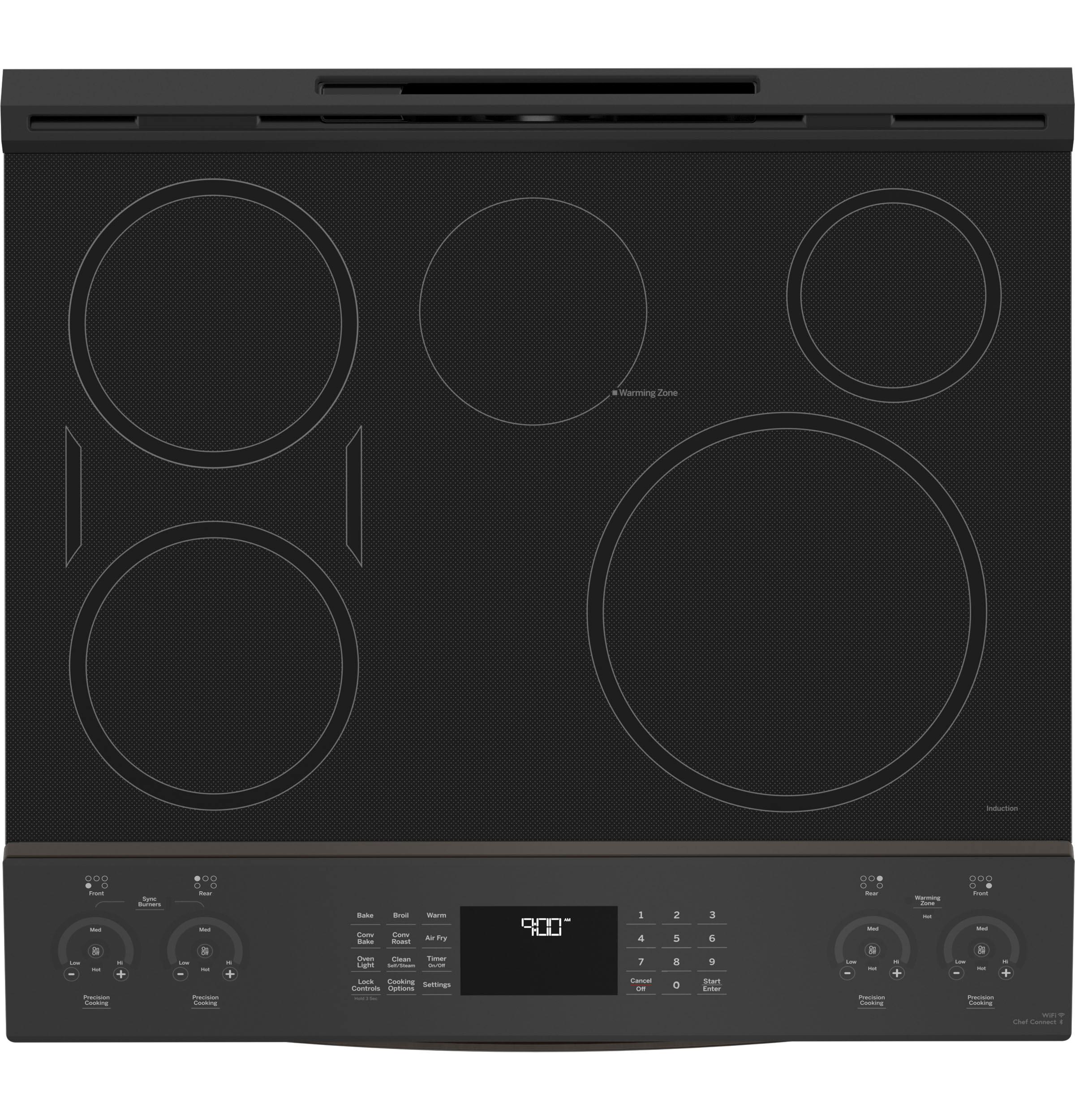 GE Profile™ 30" Smart Slide-In Front-Control Induction and Convection Range with No Preheat Air Fry - Image 5