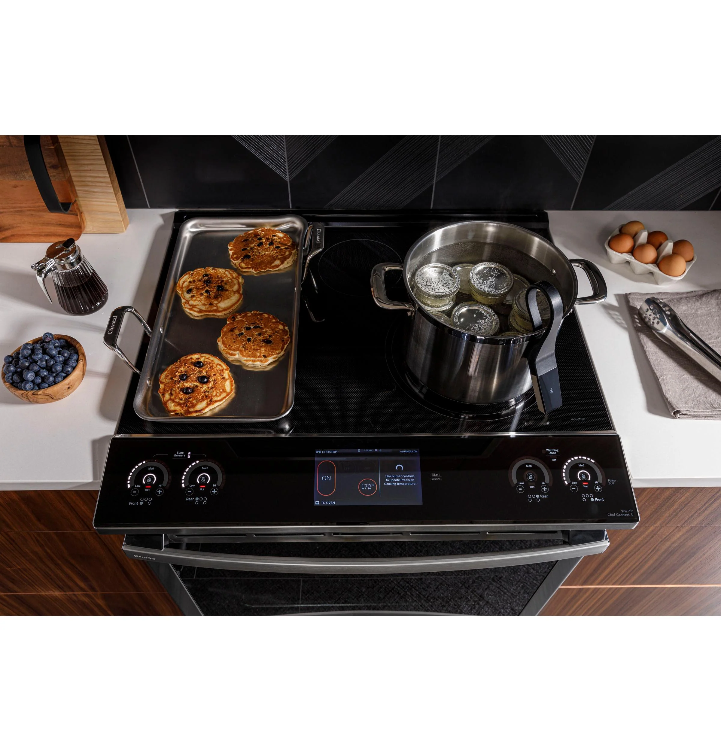 PHS930YPFS GE Profile™ 30" Smart Slide-In Fingerprint Resistant Front-Control Induction and Convection Range with No Preheat Air Fry - Image 30