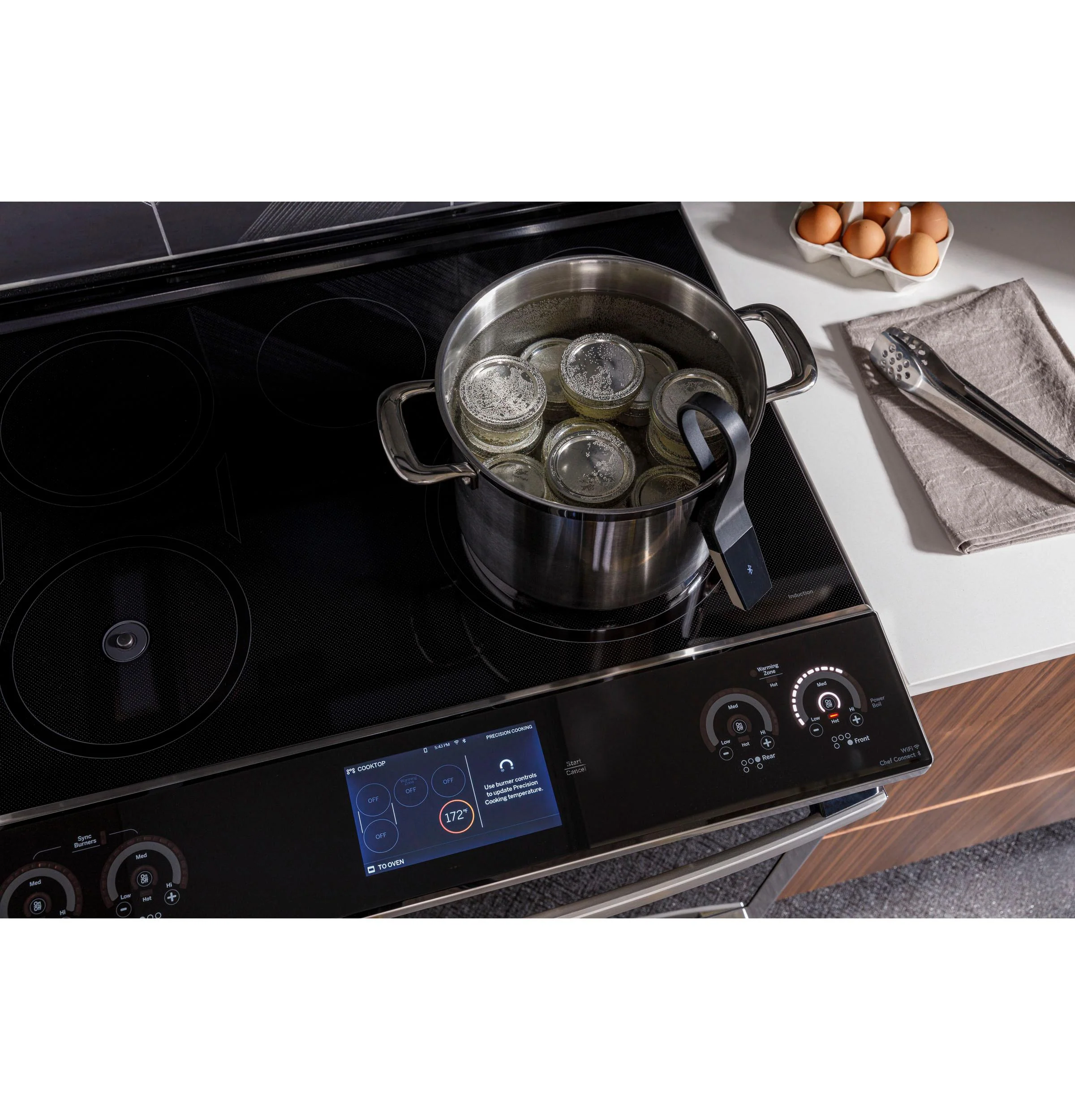 PHS930YPFS GE Profile™ 30" Smart Slide-In Fingerprint Resistant Front-Control Induction and Convection Range with No Preheat Air Fry - Image 32