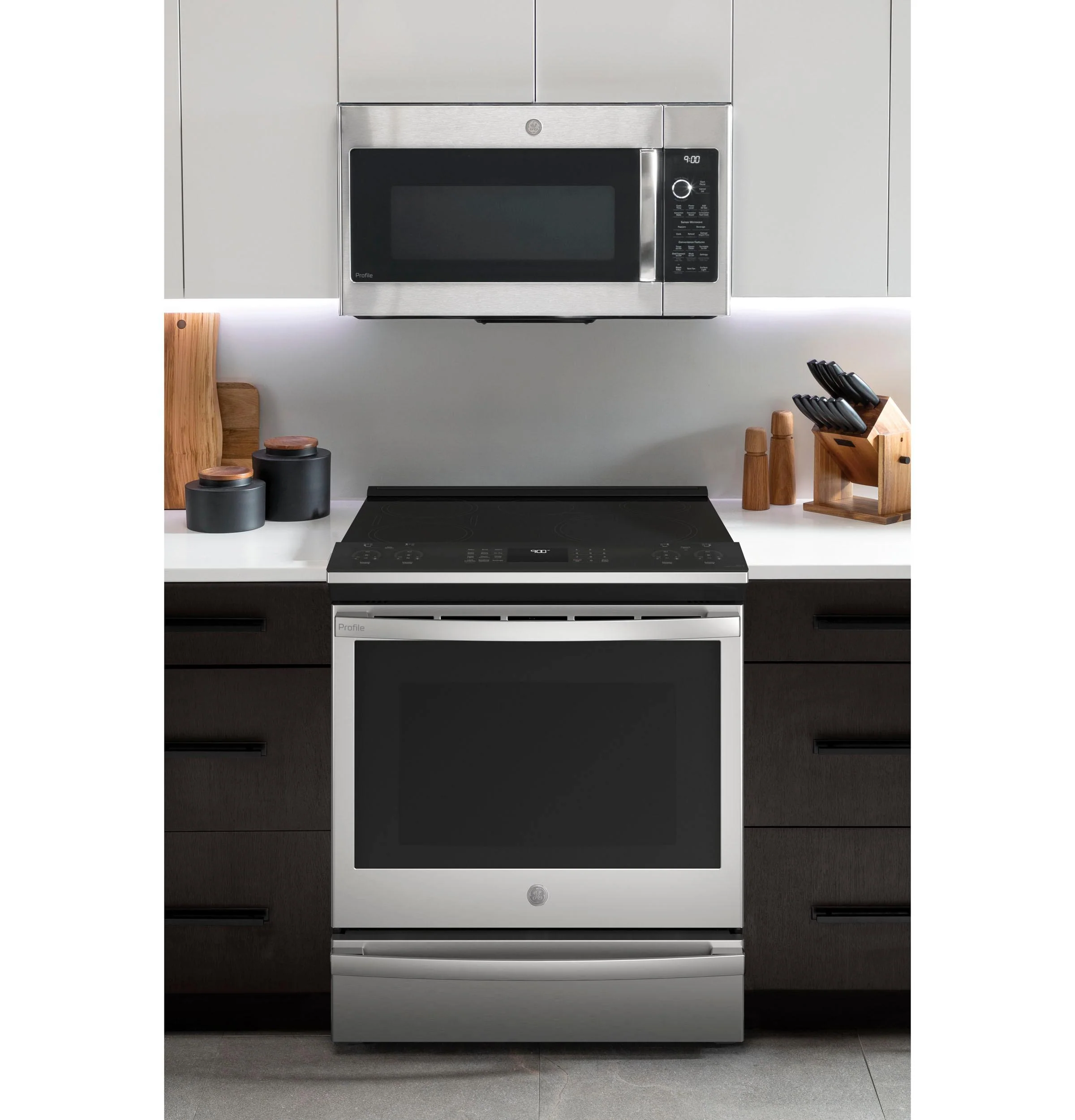 PHS930YPFS GE Profile™ 30" Smart Slide-In Fingerprint Resistant Front-Control Induction and Convection Range with No Preheat Air Fry - Image 6