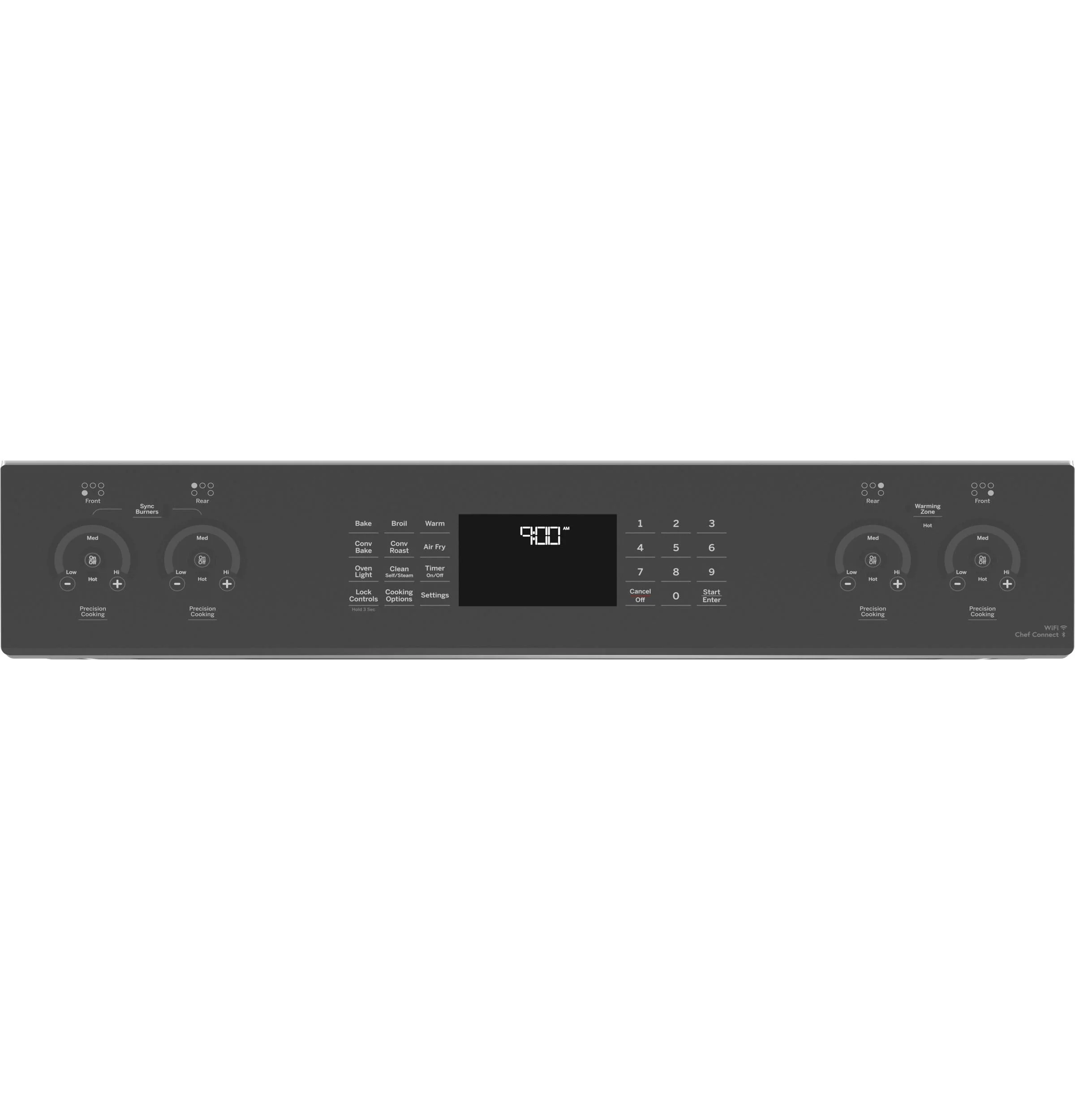 PHS93EYPFS GE Profile™ ENERGY STAR® 30" Smart Slide-In Fingerprint Resistant Front-Control Induction and Convection Range with No Preheat Air Fry - Image 4