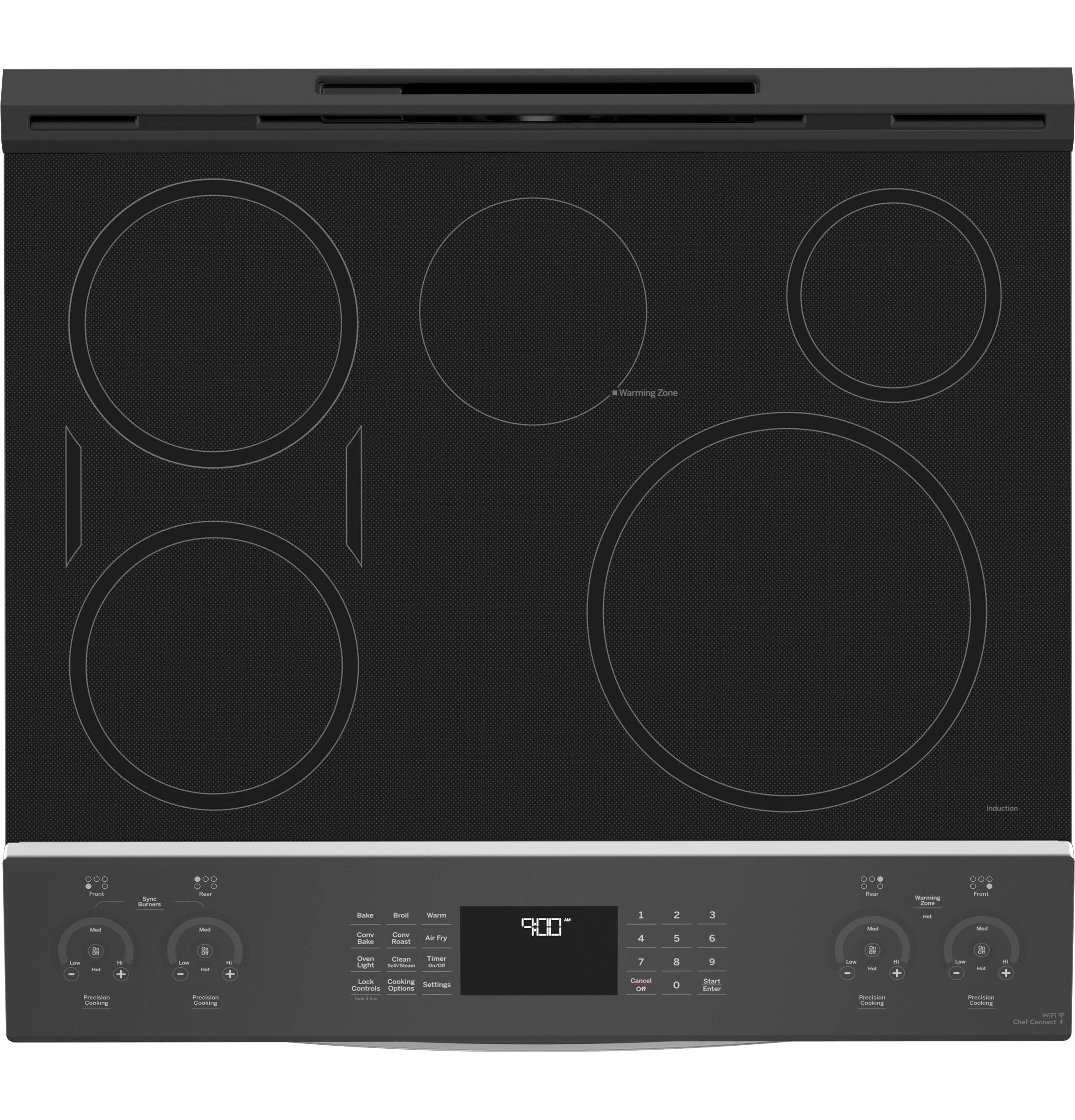 PHS93EYPFS GE Profile™ ENERGY STAR® 30" Smart Slide-In Fingerprint Resistant Front-Control Induction and Convection Range with No Preheat Air Fry - Image 5