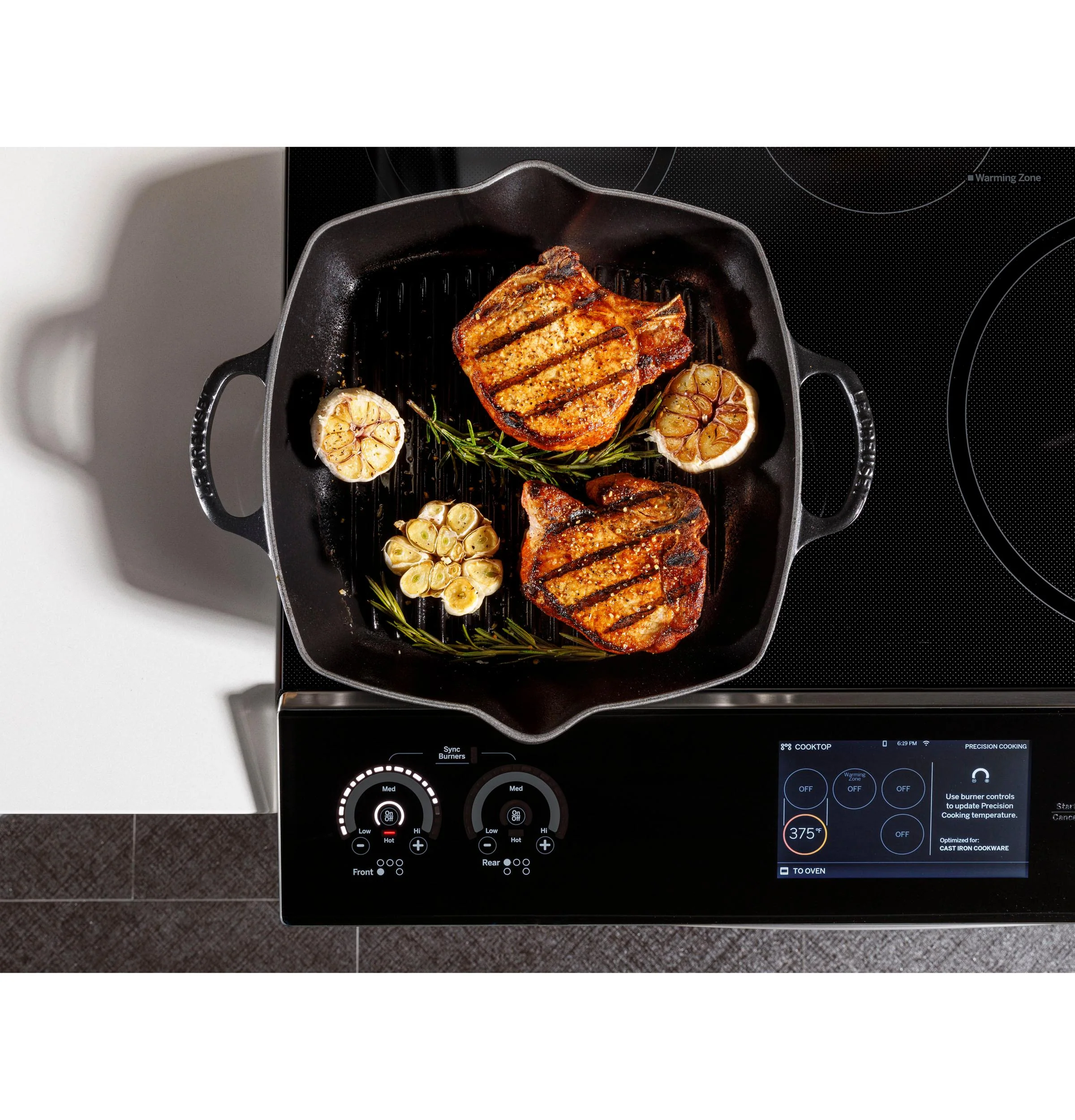 PHS93XYPFS GE Profile™ 30" Smart Slide-In Front-Control Induction Fingerprint Resistant Range with In Oven Camera - Image 20