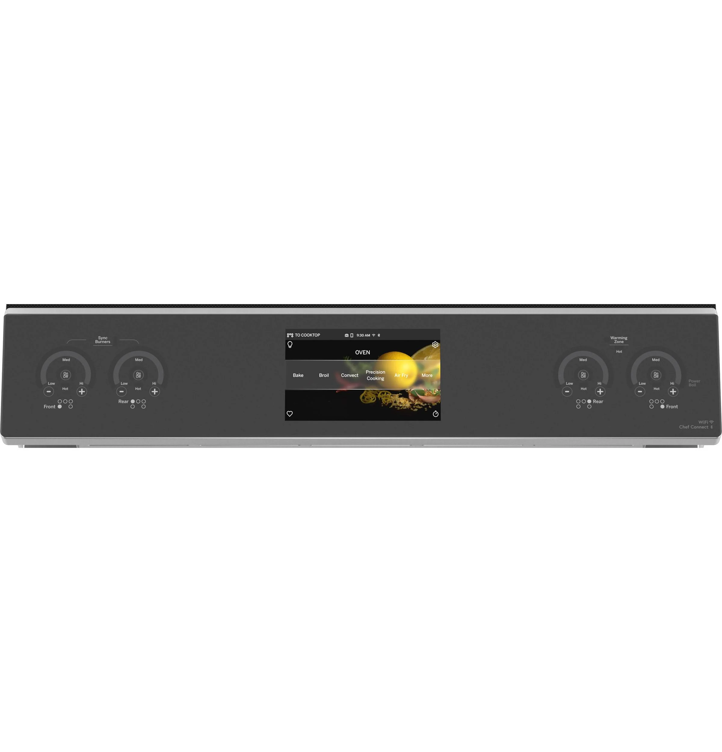 PHS93XYPFS GE Profile™ 30" Smart Slide-In Front-Control Induction Fingerprint Resistant Range with In Oven Camera - Image 4