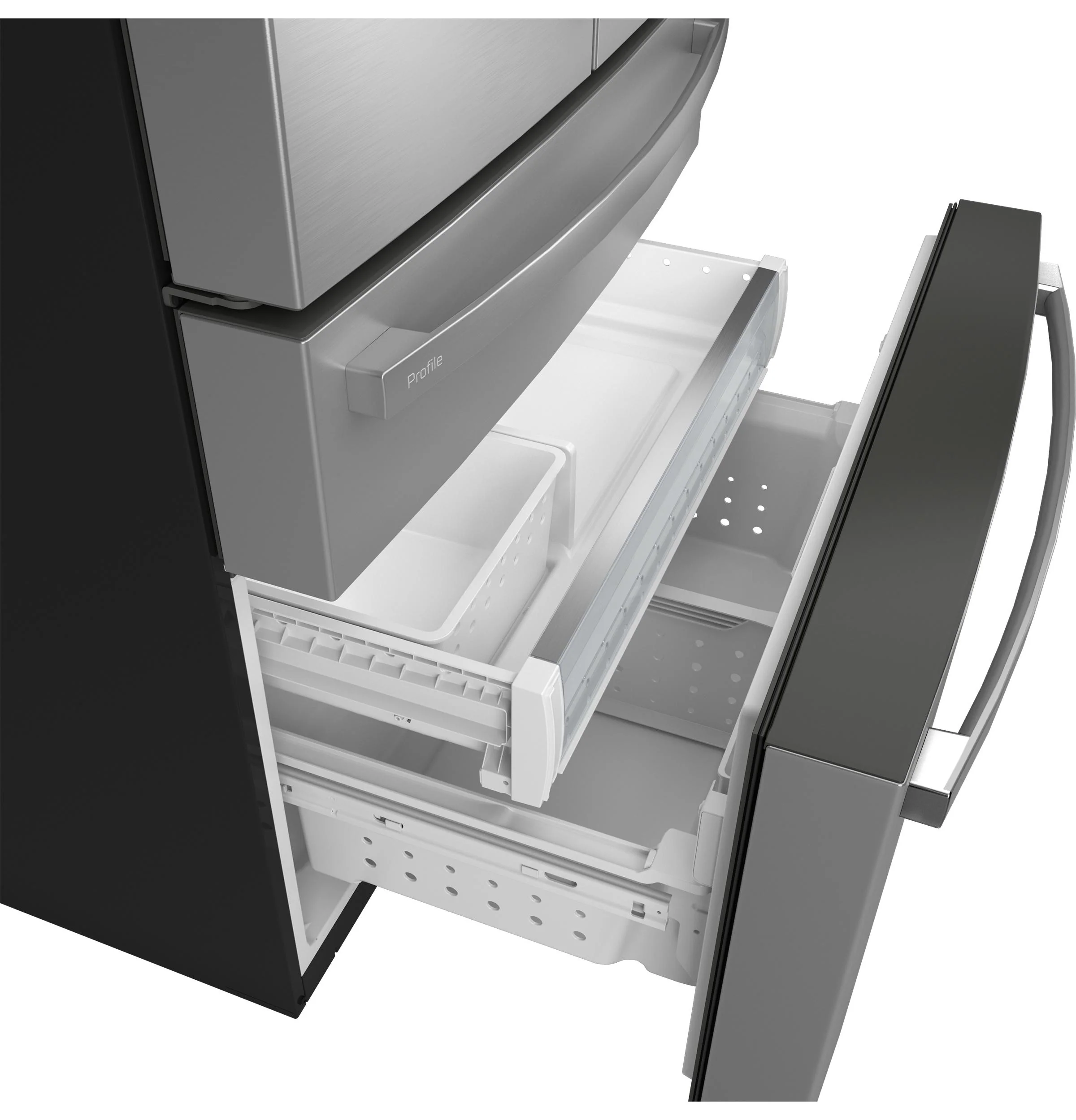 PJD23BYWFS GE Profile™ ENERGY STAR® 23.3 Cu. Ft. Smart Counter-Depth Fingerprint Resistant 4-Door French-Door Refrigerator with Door In Door - Image 10