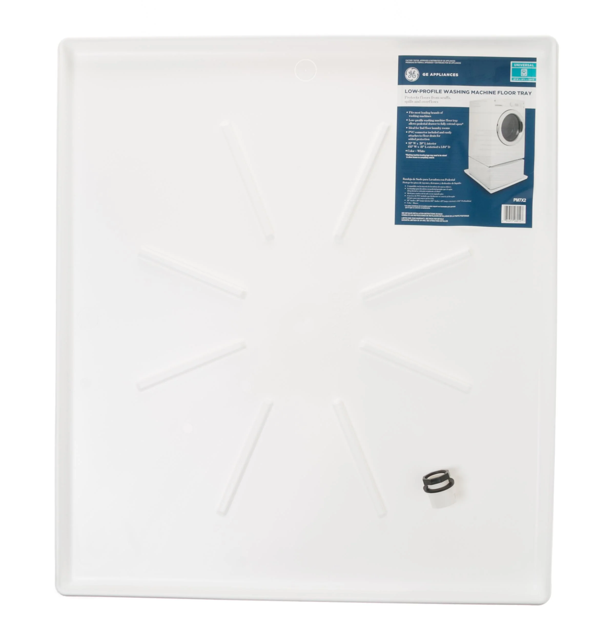 Ge Appliances PM7X2 UNIVERSAL WASHING MACHINE FLOOR TRAY - White - Image 6