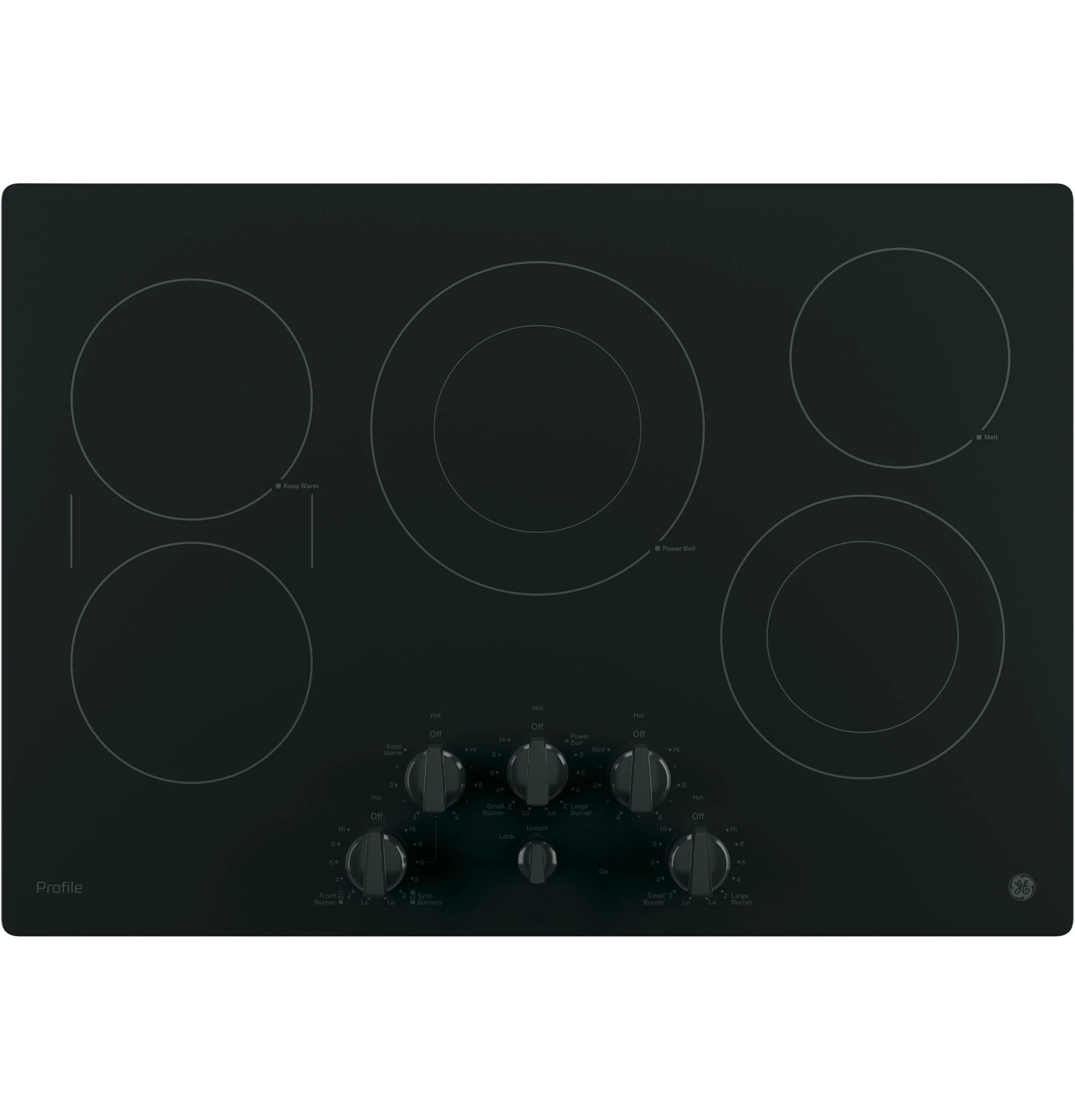 GE Profile™ 30" Built-In Knob Control Electric Cooktop - Image 5