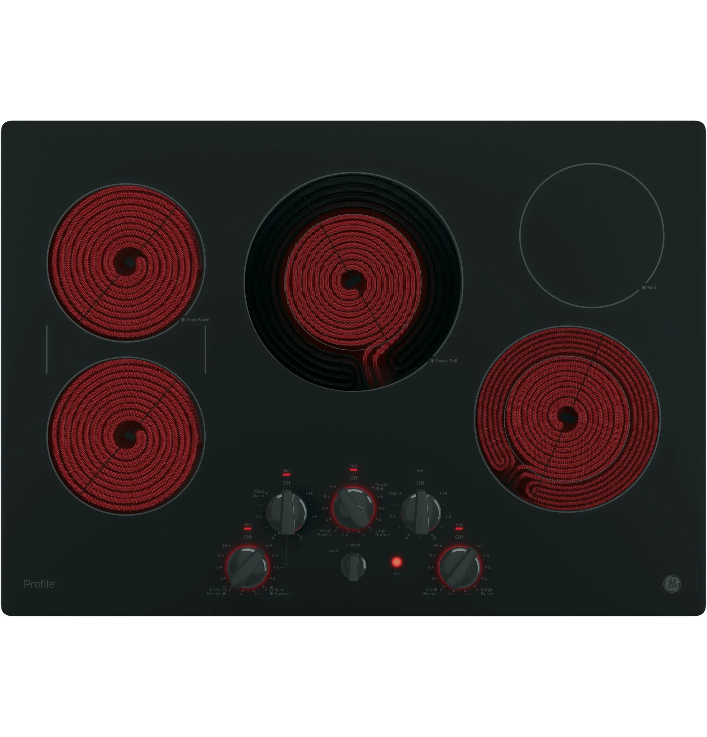 GE Profile™ 30" Built-In Knob Control Electric Cooktop - Image 7
