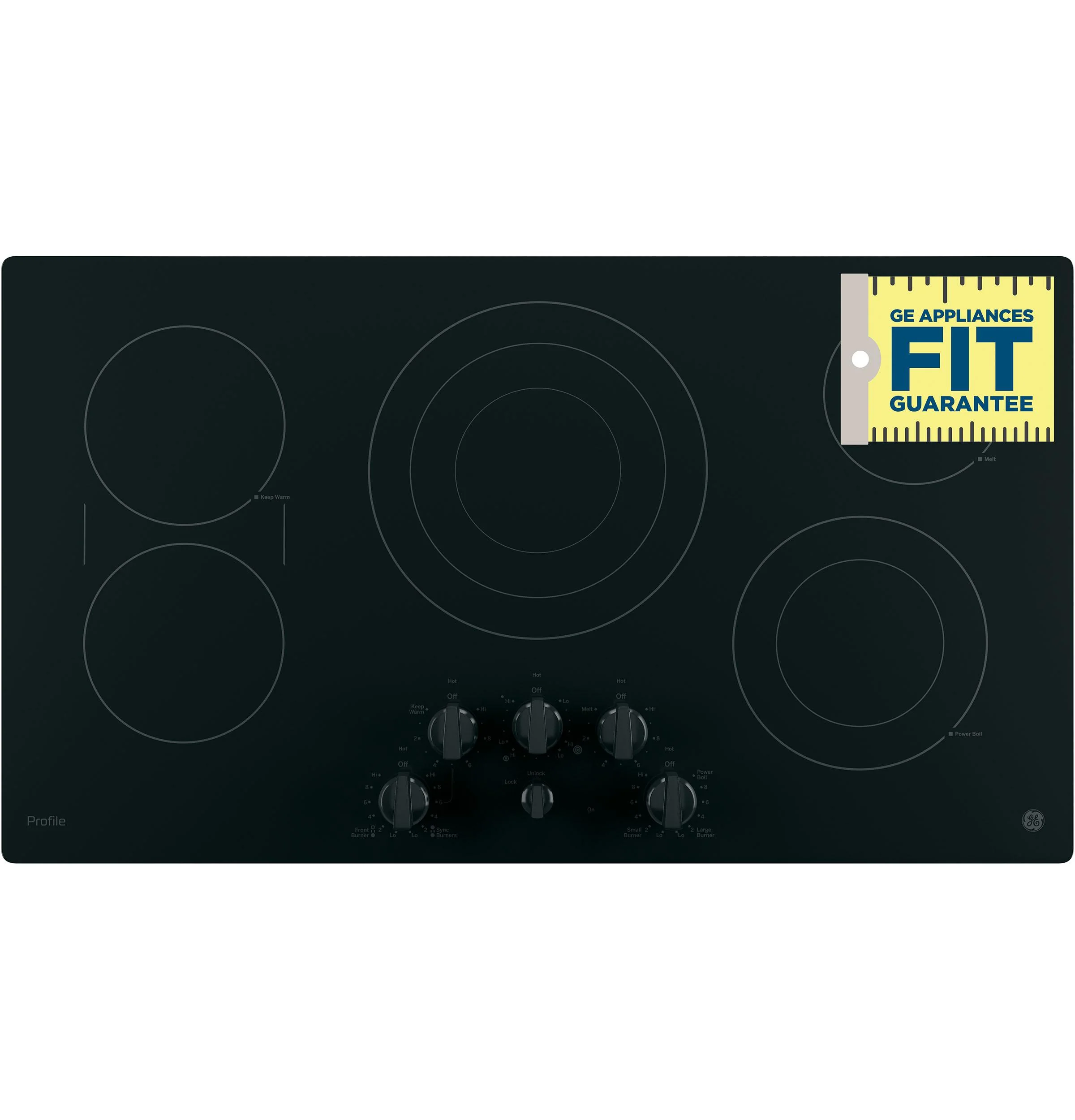 GE Profile™ 36" Built-In Knob Control Cooktop - Image 14