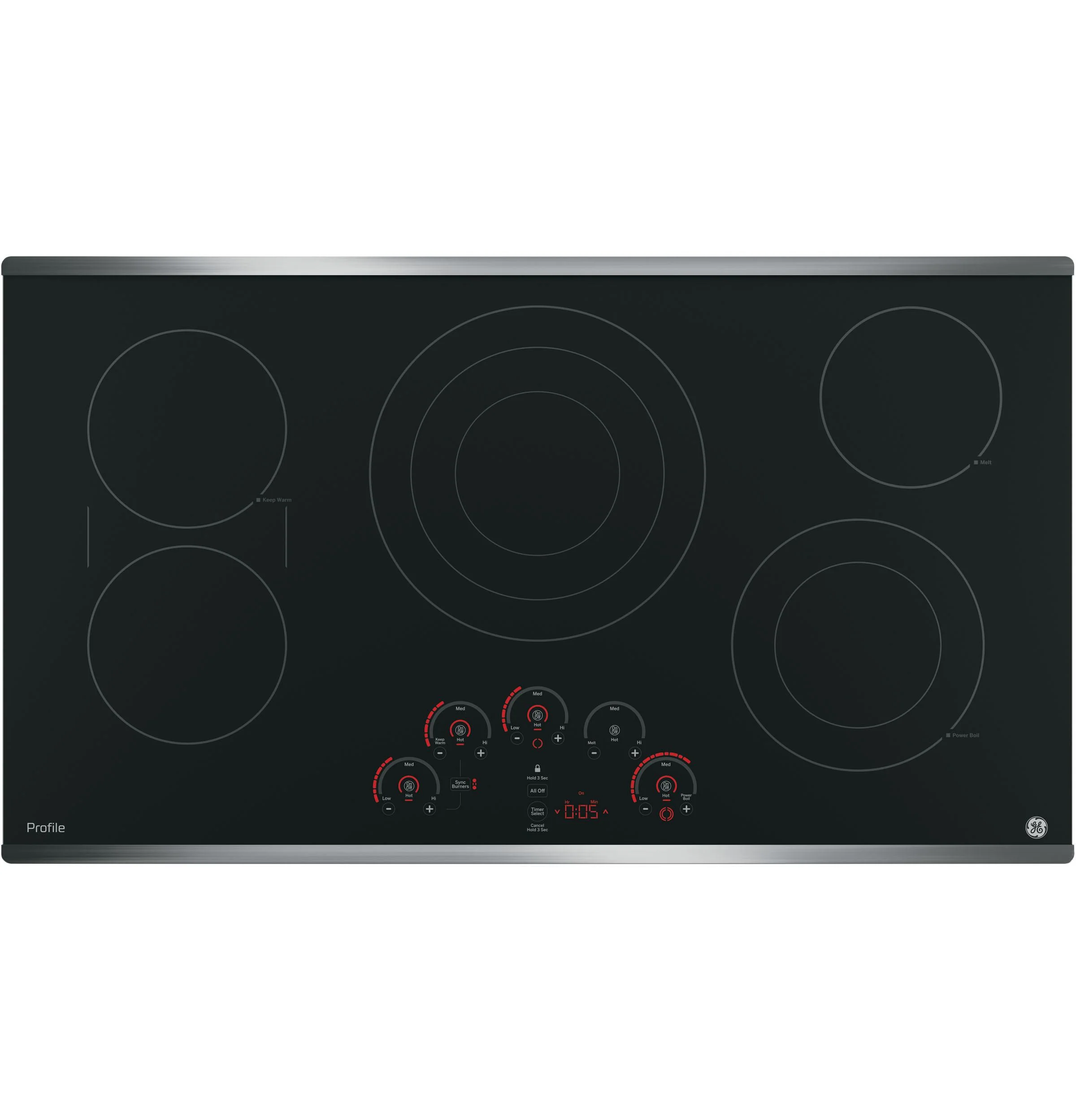 GE Profile™ 36" Built-In Touch Control Cooktop - Image 16