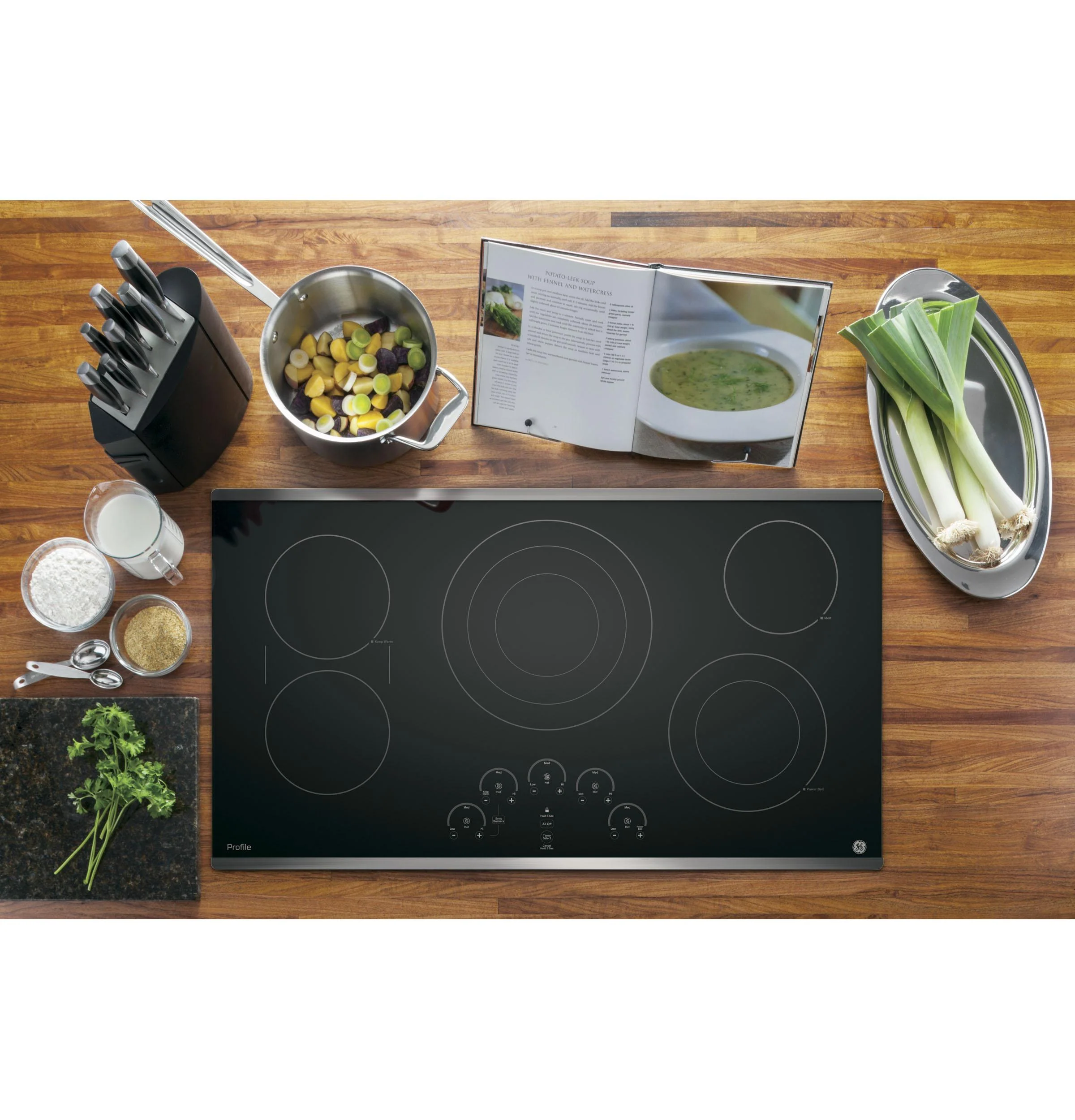 GE Profile™ 36" Built-In Touch Control Cooktop - Image 2
