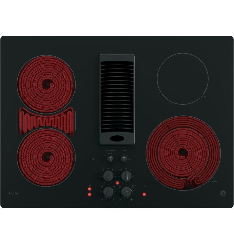PP9830DRBB GE Profile™ 30" Downdraft Electric Cooktop - Image 3