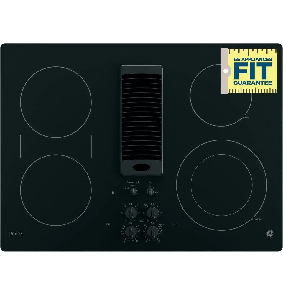 PP9830DRBB GE Profile™ 30" Downdraft Electric Cooktop - Image 4