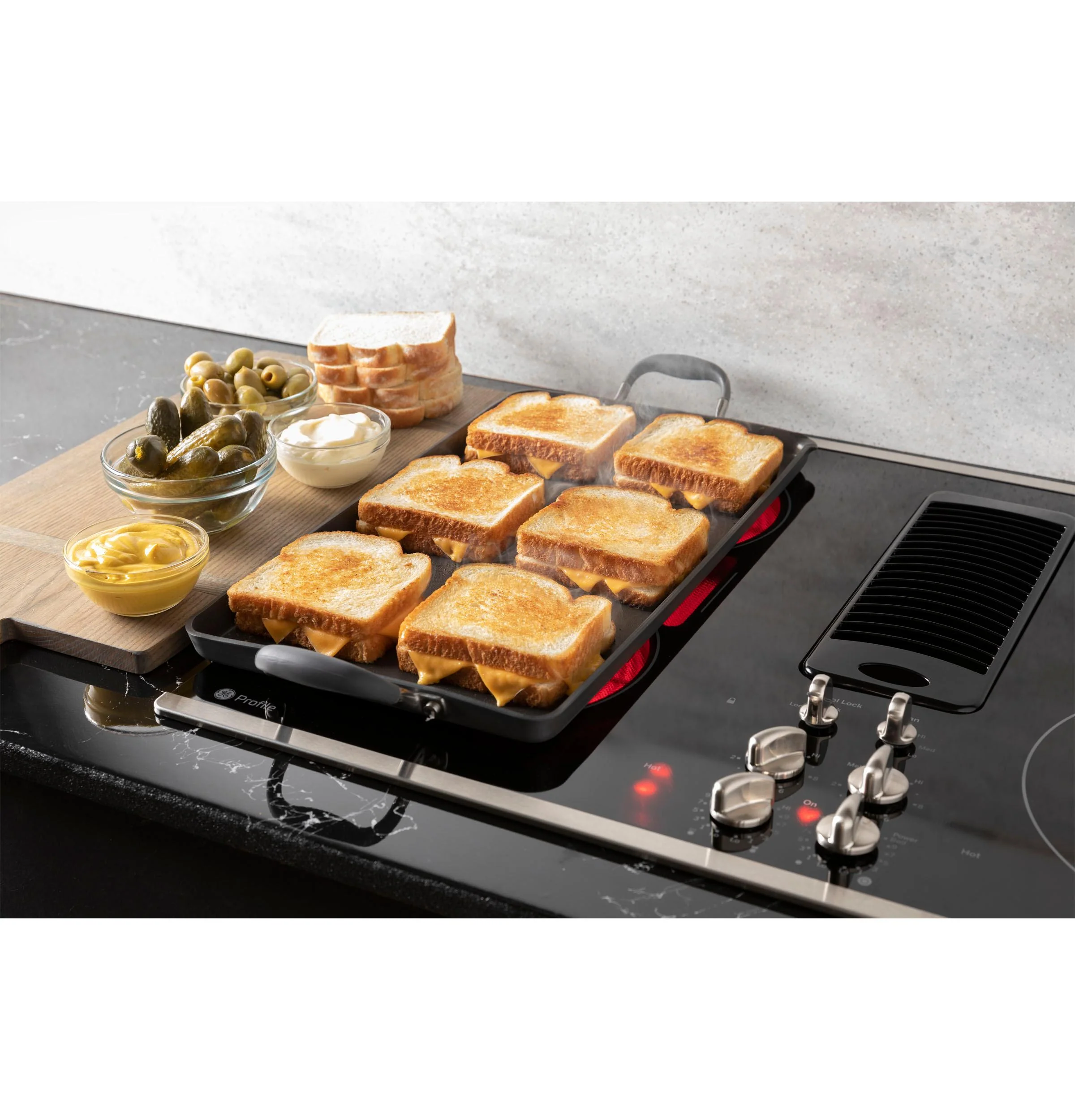 PP9830SRSS GE Profile™ 30" Downdraft Electric Cooktop - Image 8