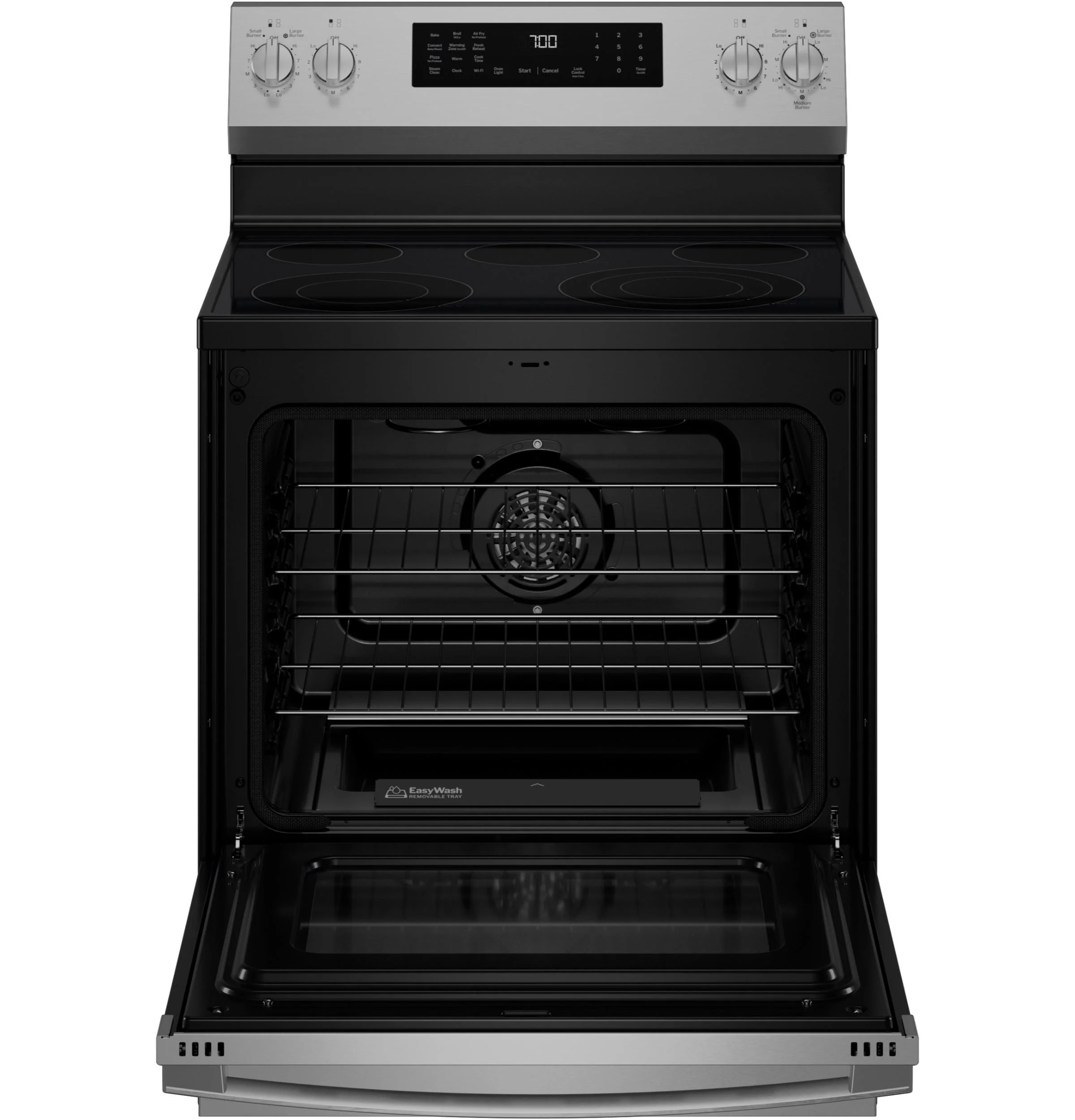 PRF700AYFS GE Profile™ ENERGY STAR® 30" Smart Free-Standing Electric Convection Range with No Preheat Air Fry and EasyWash™ Oven Tray - Image 3