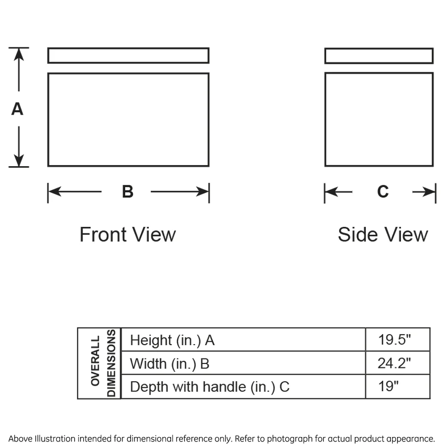 PRV02ATTBB GE Profile™ Single Zone 50 Liter Electric Cooler - Image 22