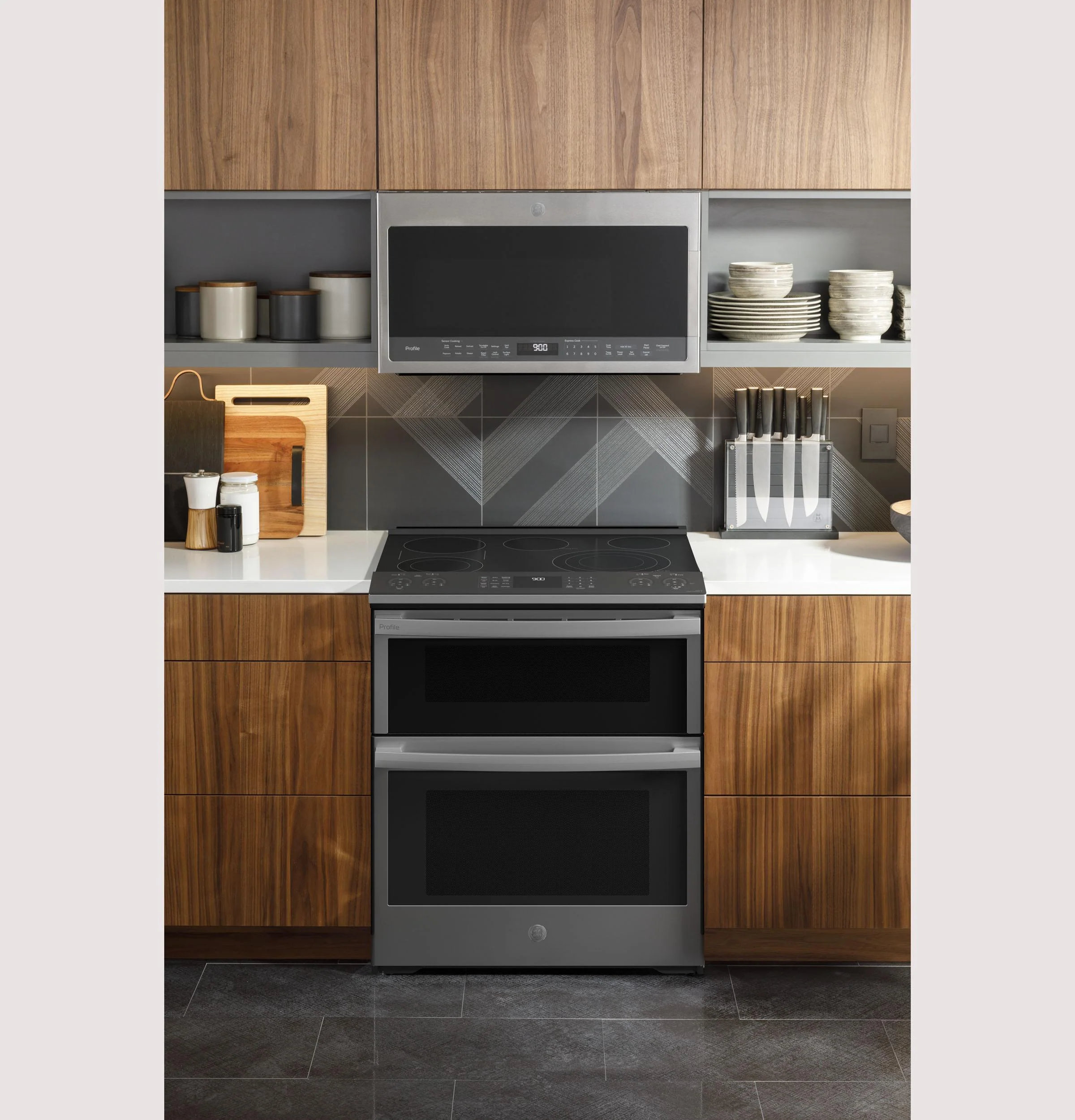 PS960YPFS GE Profile™ 30" Smart Slide-In Electric Double Oven Convection Fingerprint Resistant Range - Image 6