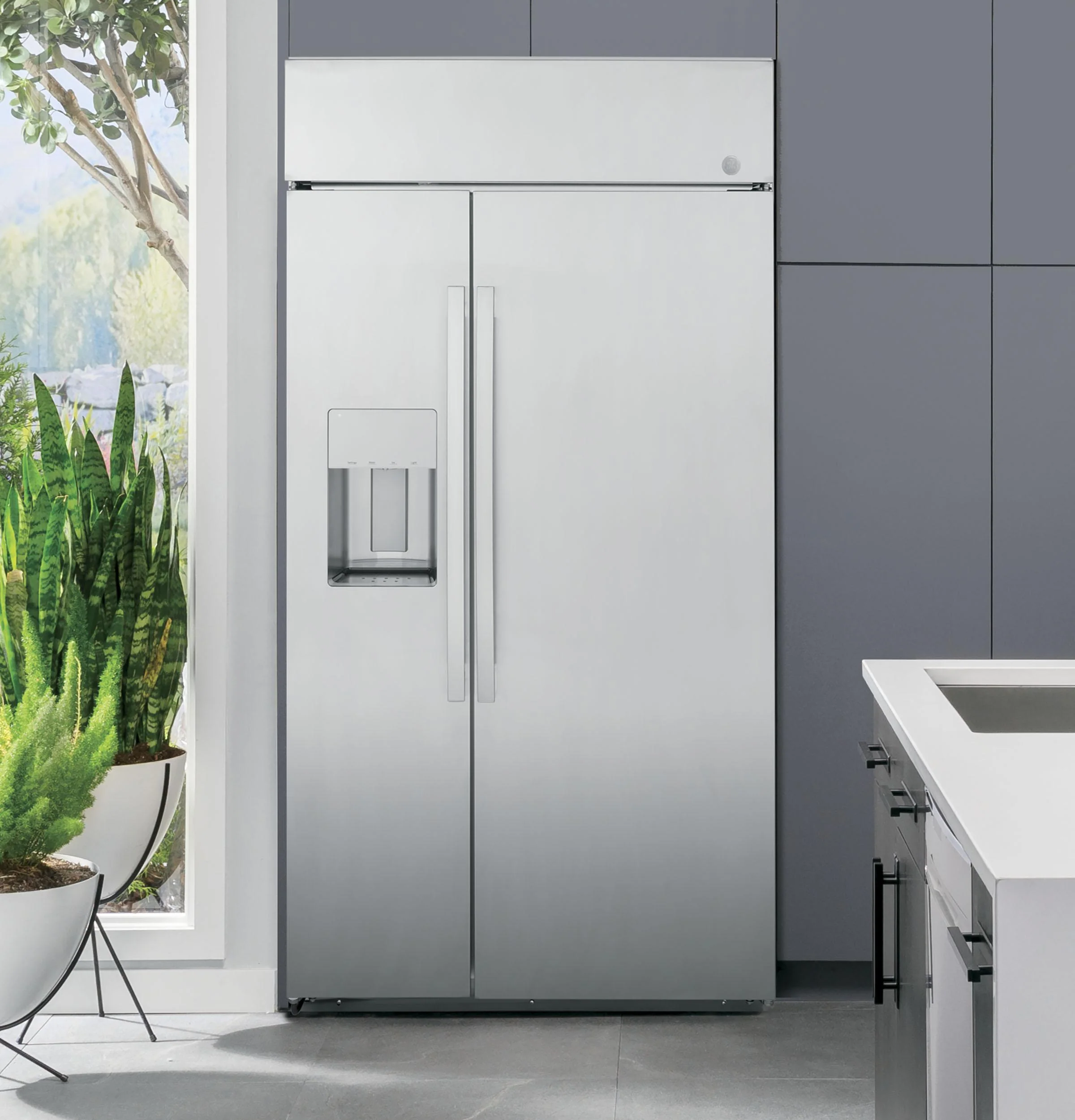 PSB42YSNSS GE Profile™ 42" Smart Built-In Side-by-Side Refrigerator with Dispenser - Image 6