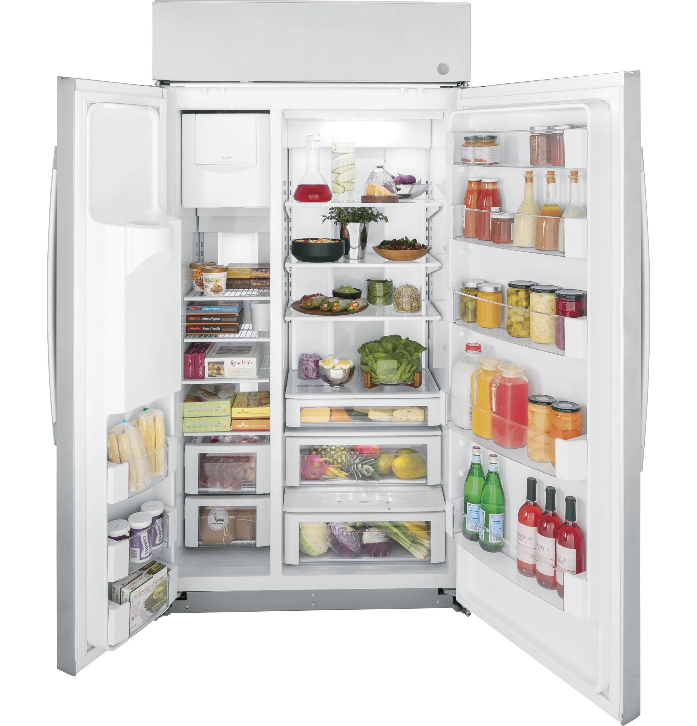 PSB42YSRSS GE Profile™ Series 42" Smart Built-In Side-by-Side Refrigerator with Dispenser - Image 2
