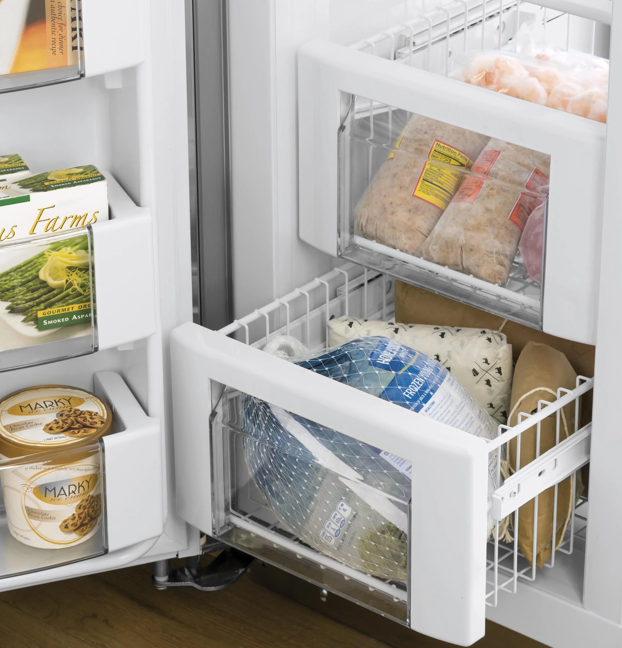 PSB48YSNSS GE Profile™ 48" Smart Built-In Side-by-Side Refrigerator with Dispenser - Image 8