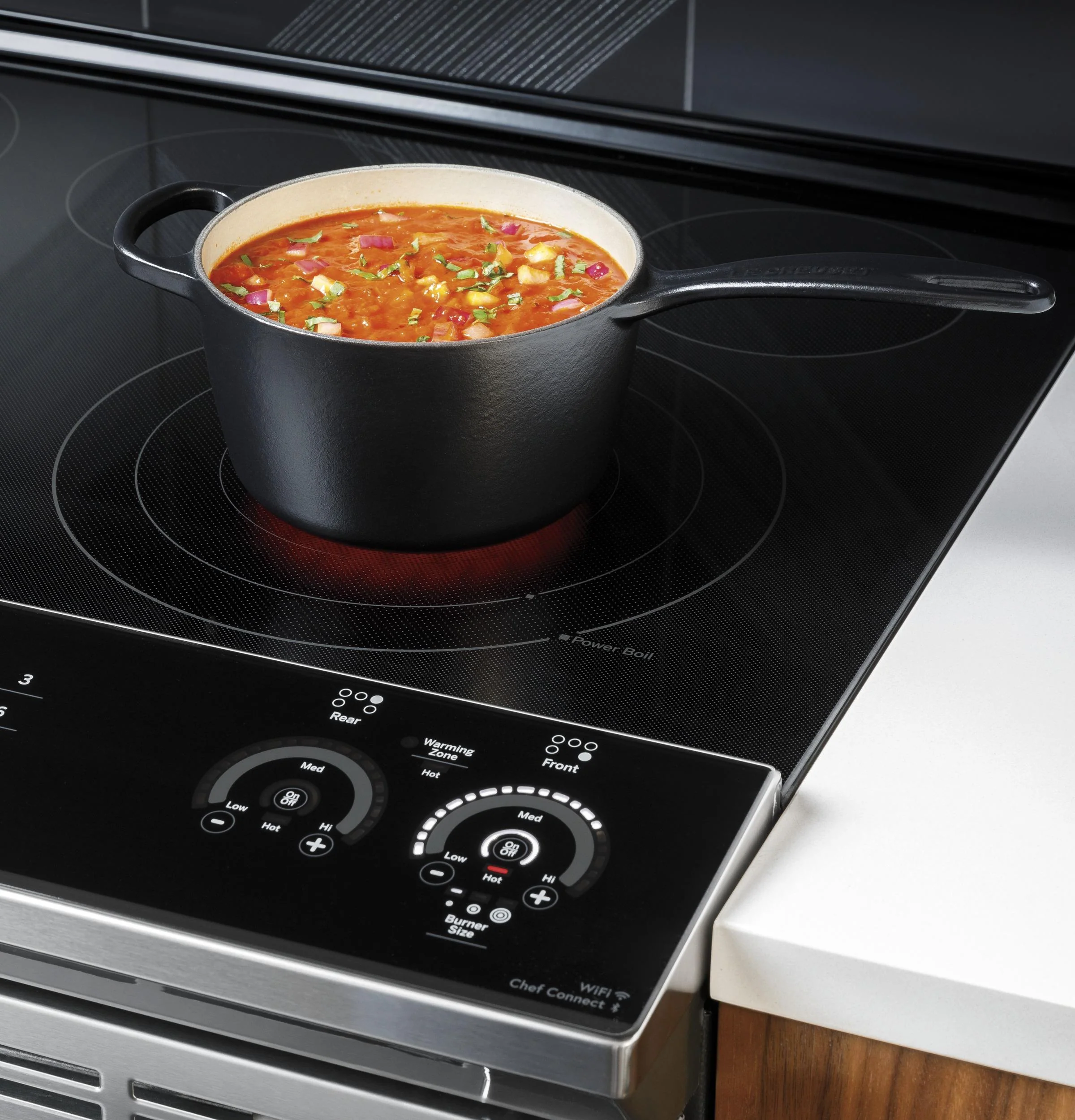 PSS93BPTS GE Profile™ 30" Smart Slide-In Electric Convection Range with No Preheat Air Fry - Image 9