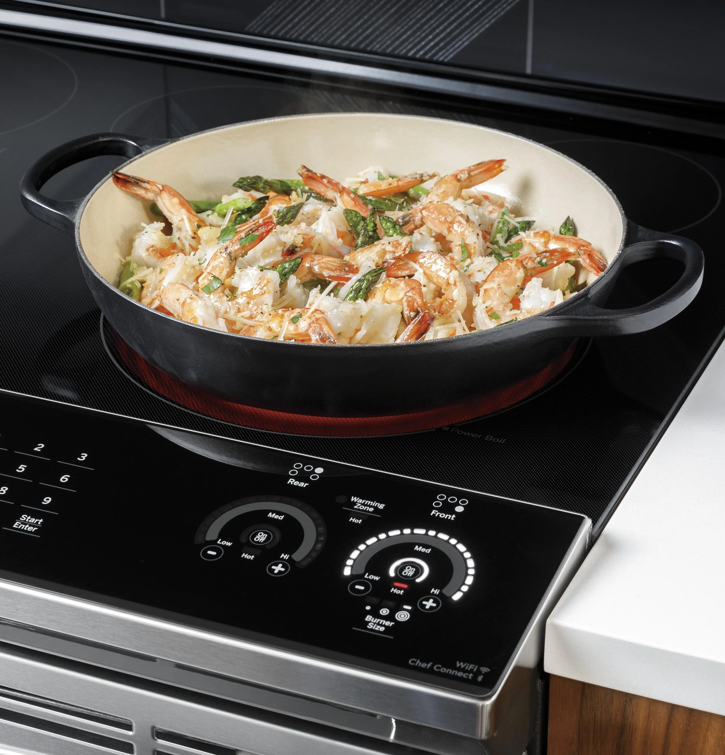 PSS93YPFS GE Profile™ 30" Smart Slide-In Electric Convection Fingerprint Resistant Range with No Preheat Air Fry - Image 15