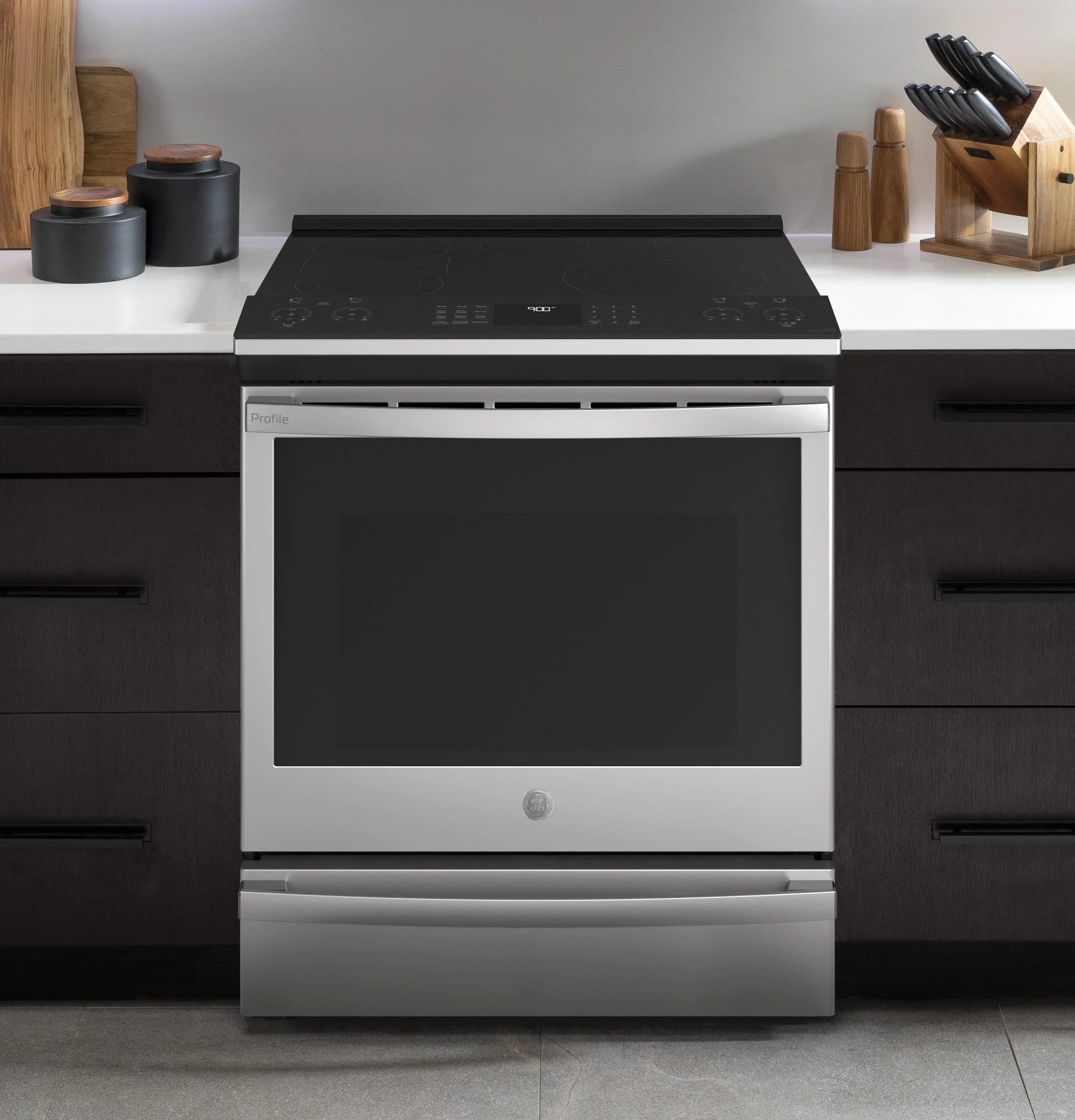 PSS93YPFS GE Profile™ 30" Smart Slide-In Electric Convection Fingerprint Resistant Range with No Preheat Air Fry - Image 6