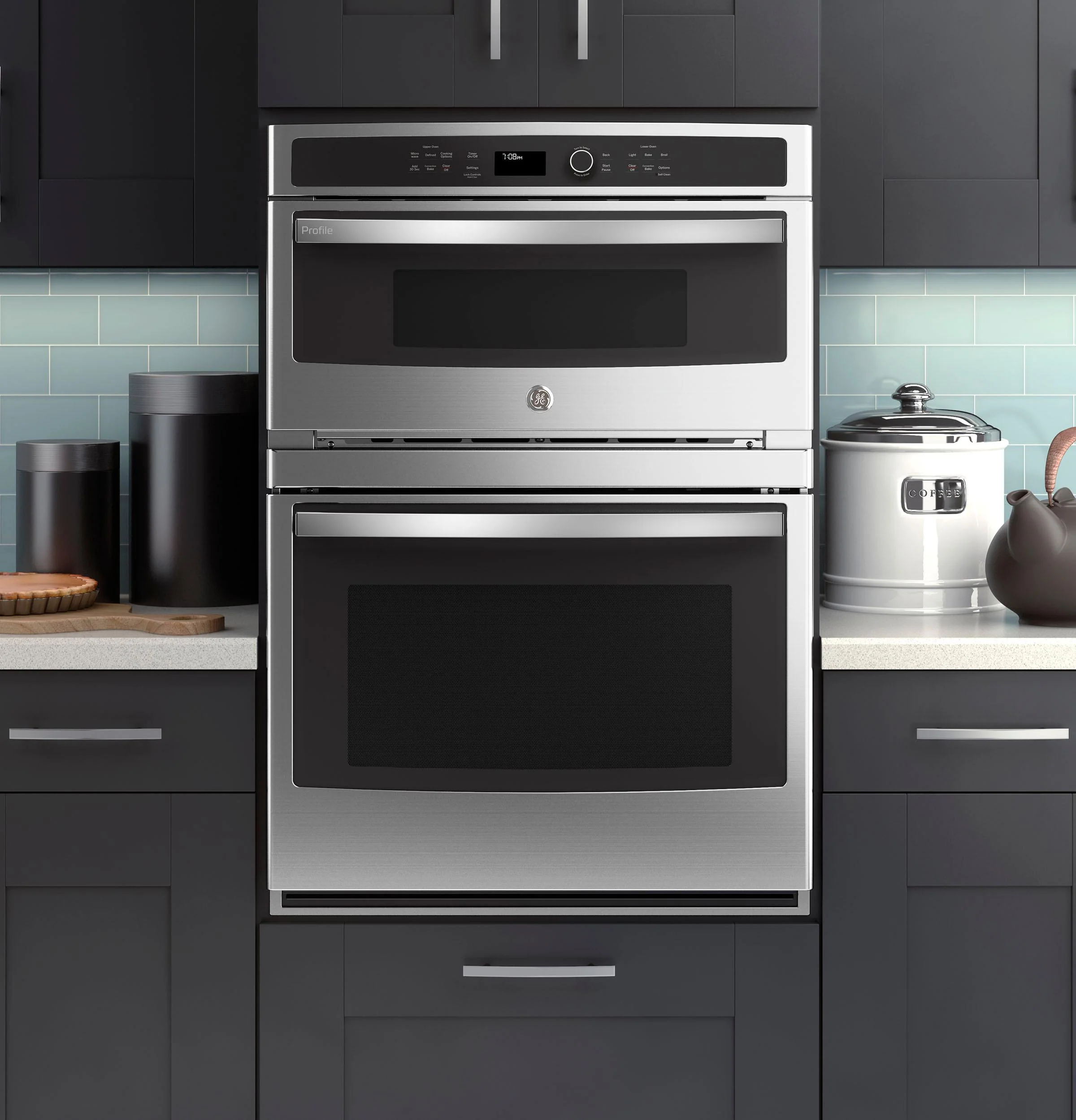 PT7800SHSS GE Profile™ 30" Built-In Combination Convection Microwave/Convection Wall Oven - Image 2
