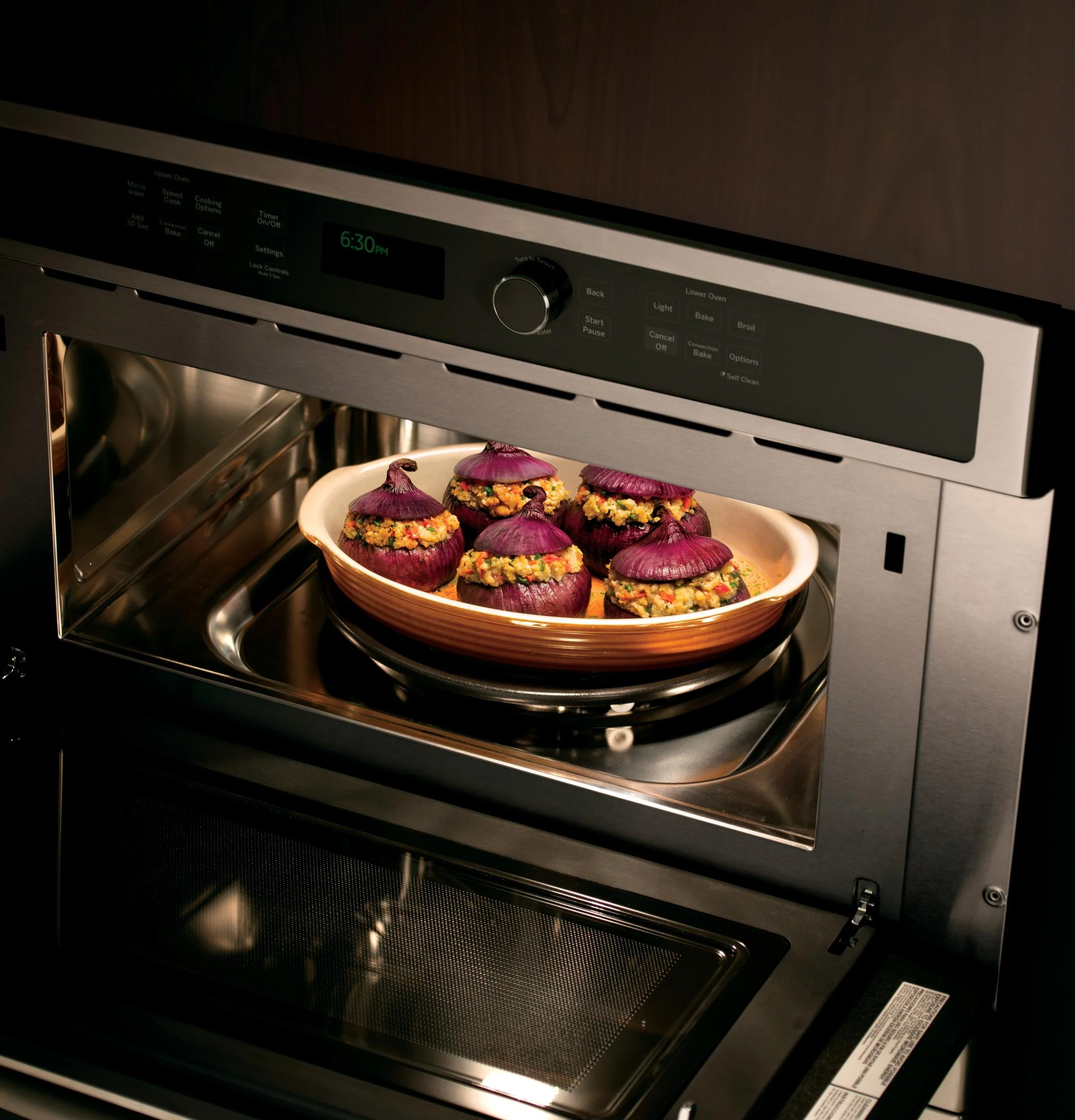 PT9800SHSS GE Profile™ 30 in. Combination Double Wall Oven with Convection and Advantium® Technology - Image 9