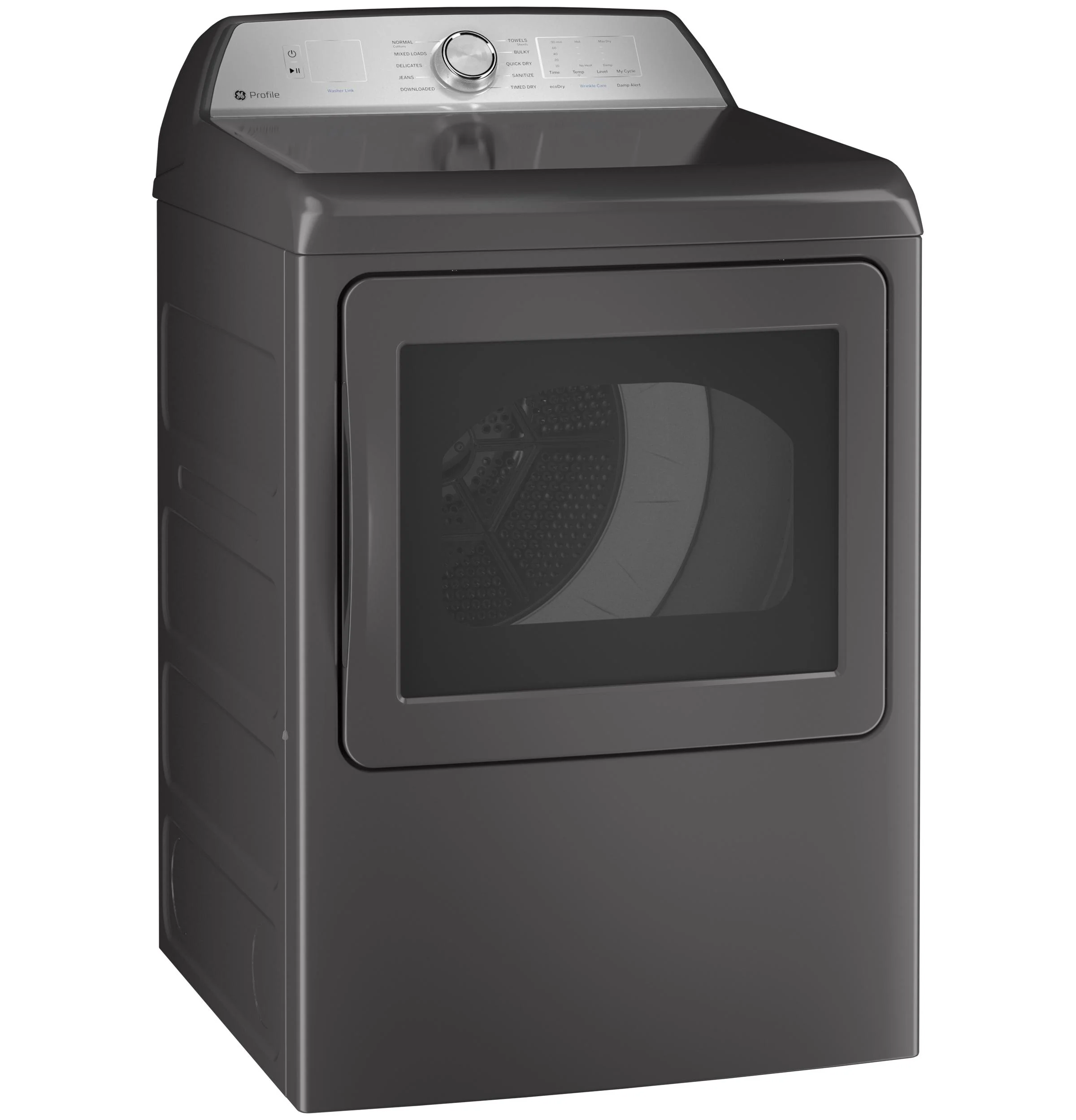 PTD60EBPRDG GE Profile™ ENERGY STAR® 7.4 cu. ft. Capacity aluminized alloy drum Electric Dryer with Sanitize Cycle and Sensor Dry - Image 21
