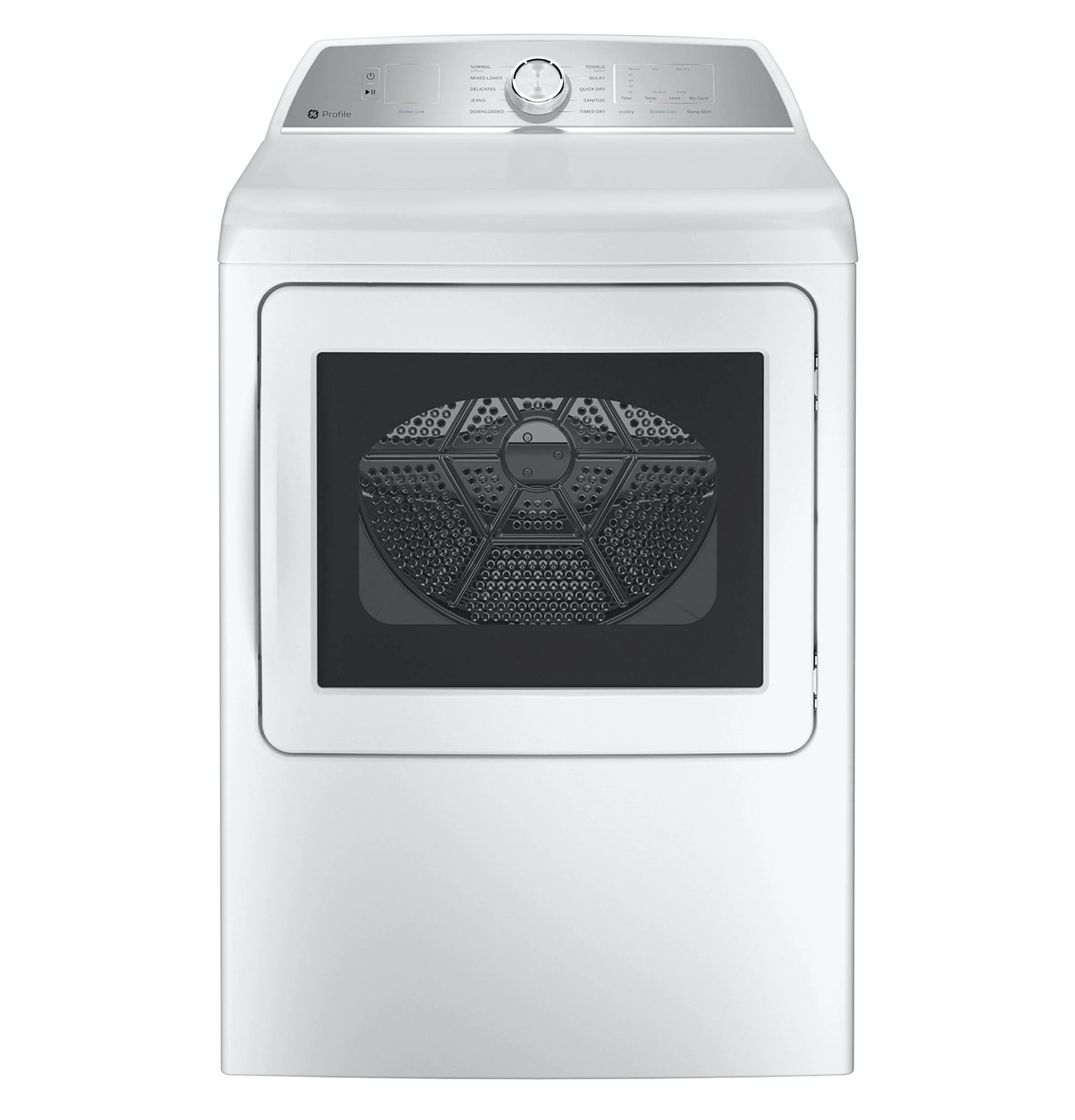 PTD60EBSRWS GE Profile™ ENERGY STAR® 7.4 cu. ft. Capacity aluminized alloy drum Electric Dryer with Sanitize Cycle and Sensor Dry - Image 19