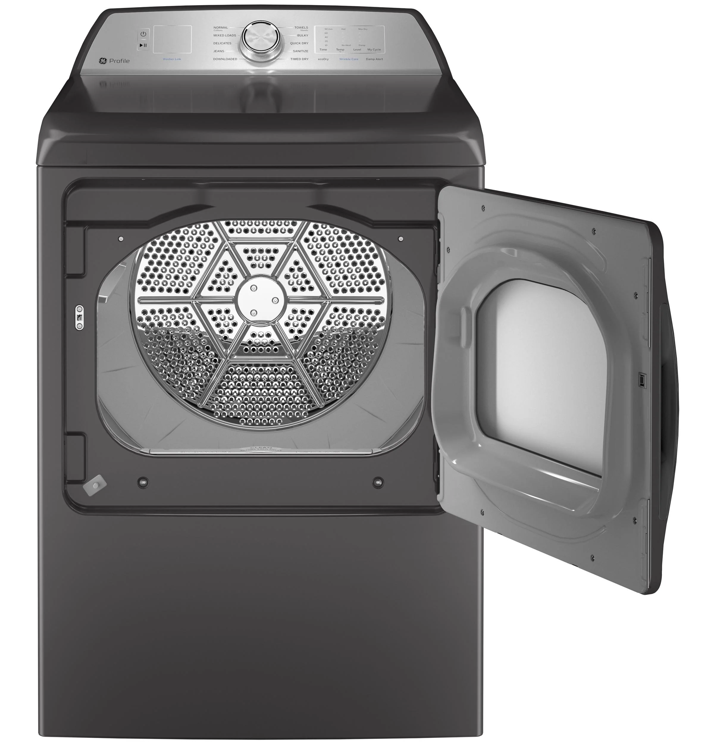 PTD60GBPRDG GE Profile™ ENERGY STAR® 7.4 cu. ft. Capacity aluminized alloy drum Gas Dryer with Sanitize Cycle and Sensor Dry - Image 4