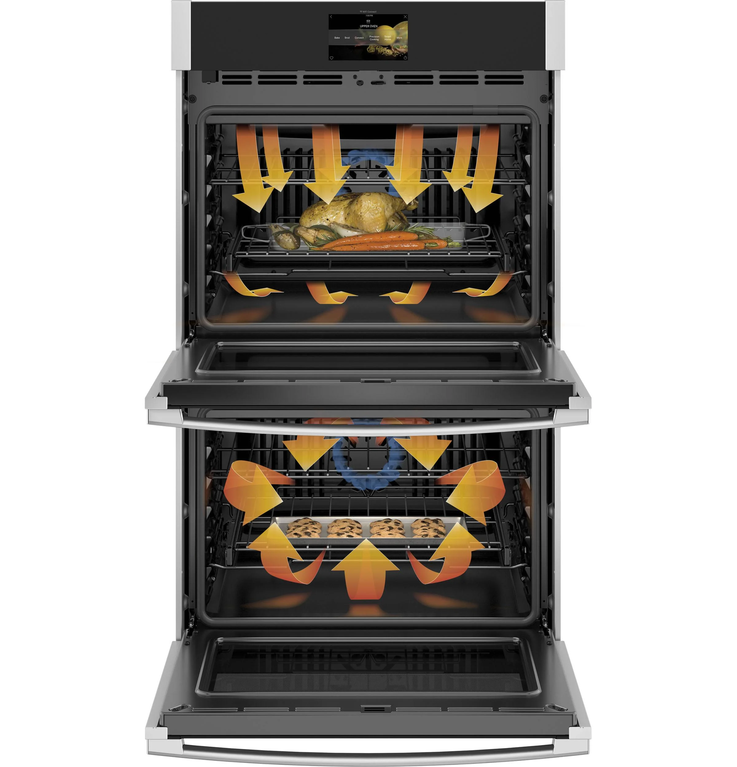 PTD7000BNTS GE Profile™ 30" Smart Built-In Convection Double Wall Oven with No Preheat Air Fry and Precision Cooking - Image 56