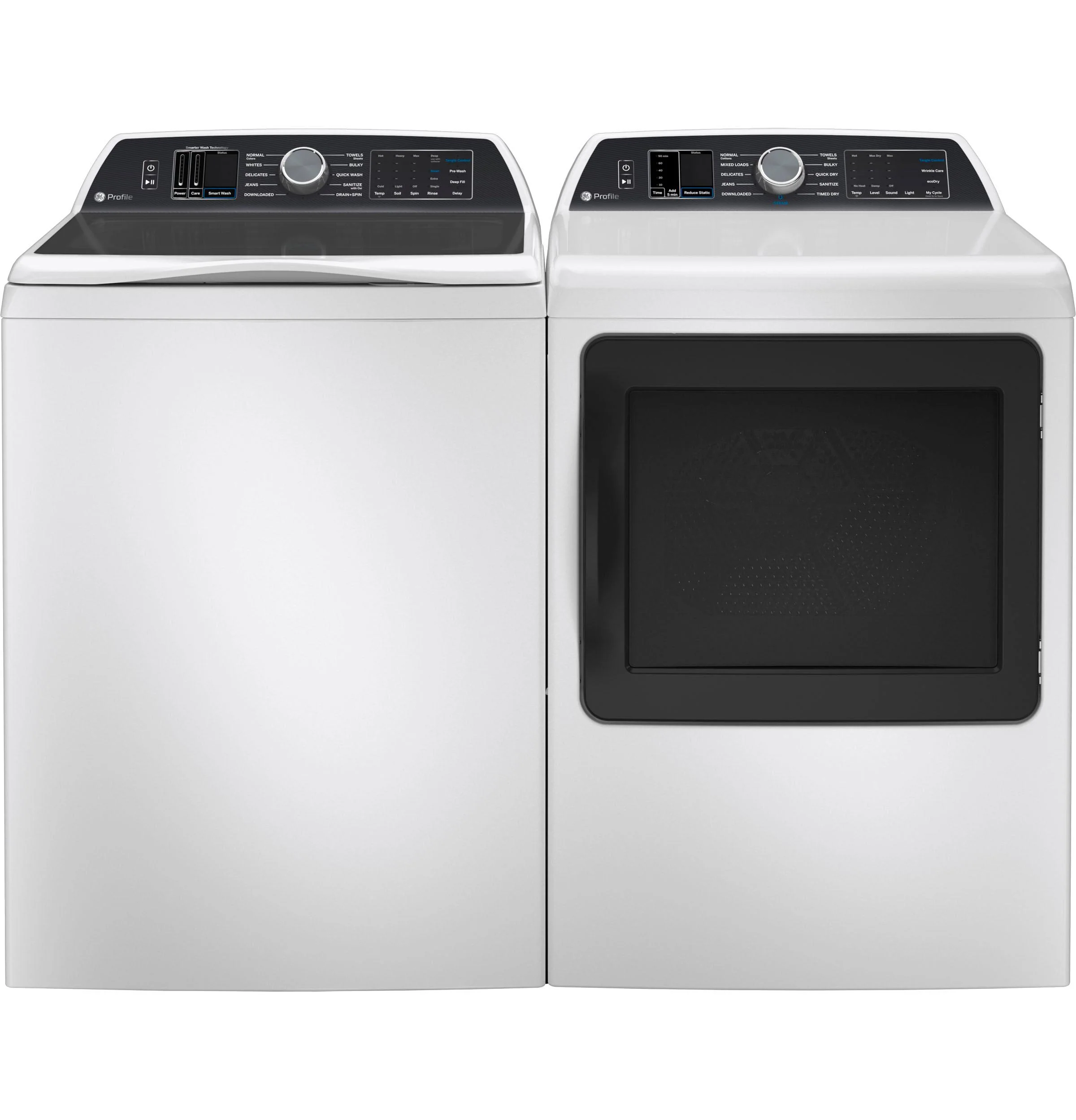 PTD70EBSTWS GE Profile™ ENERGY STAR® 7.4 cu. ft. Capacity Smart aluminized alloy drum Electric Dryer with Sanitize Cycle and Sensor Dry - Image 22