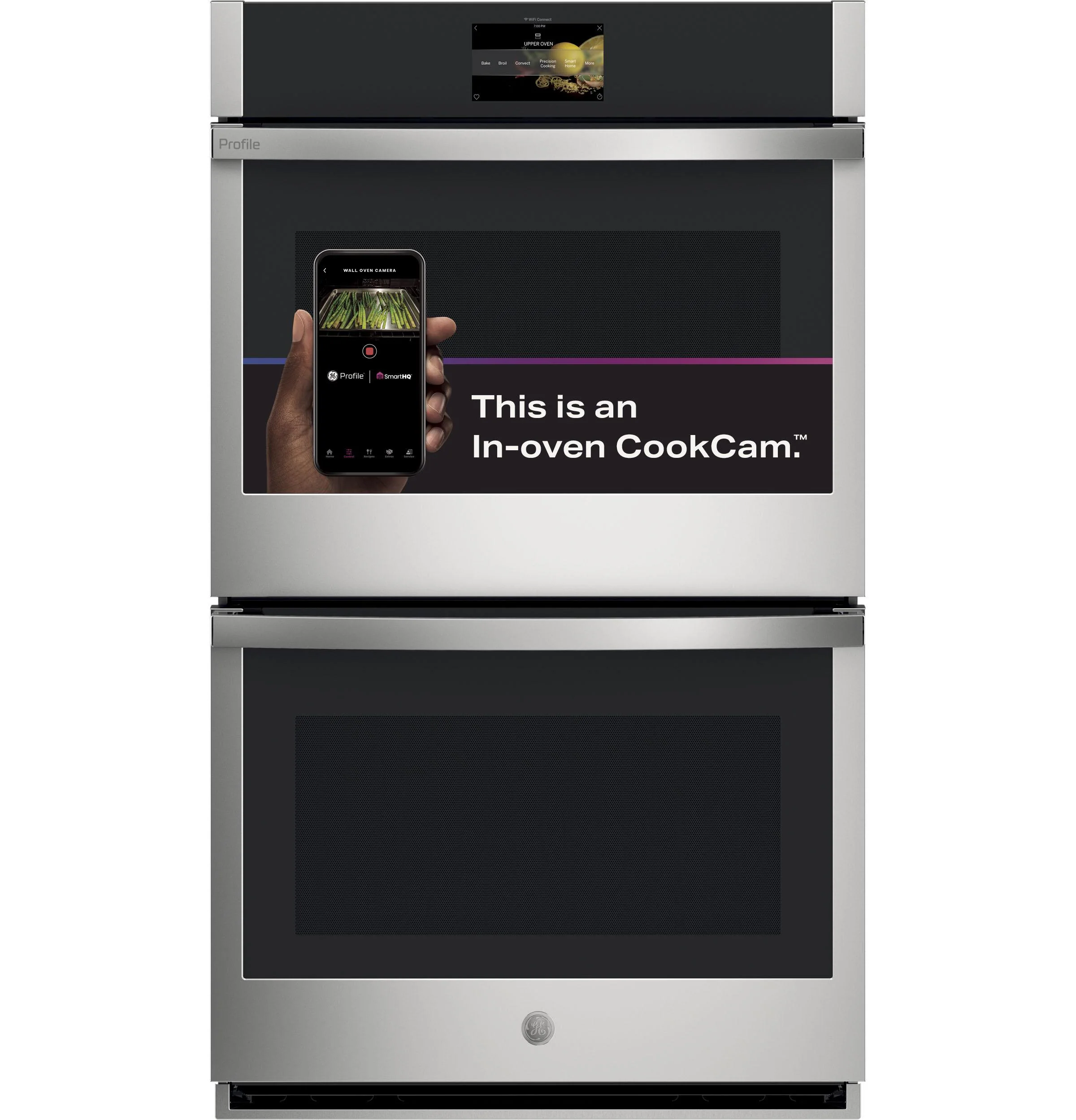 PTD9000SNSS GE Profile™ 30" Smart Built-In Convection Double Wall Oven with In-Oven Camera and No Preheat Air Fry - Image 5