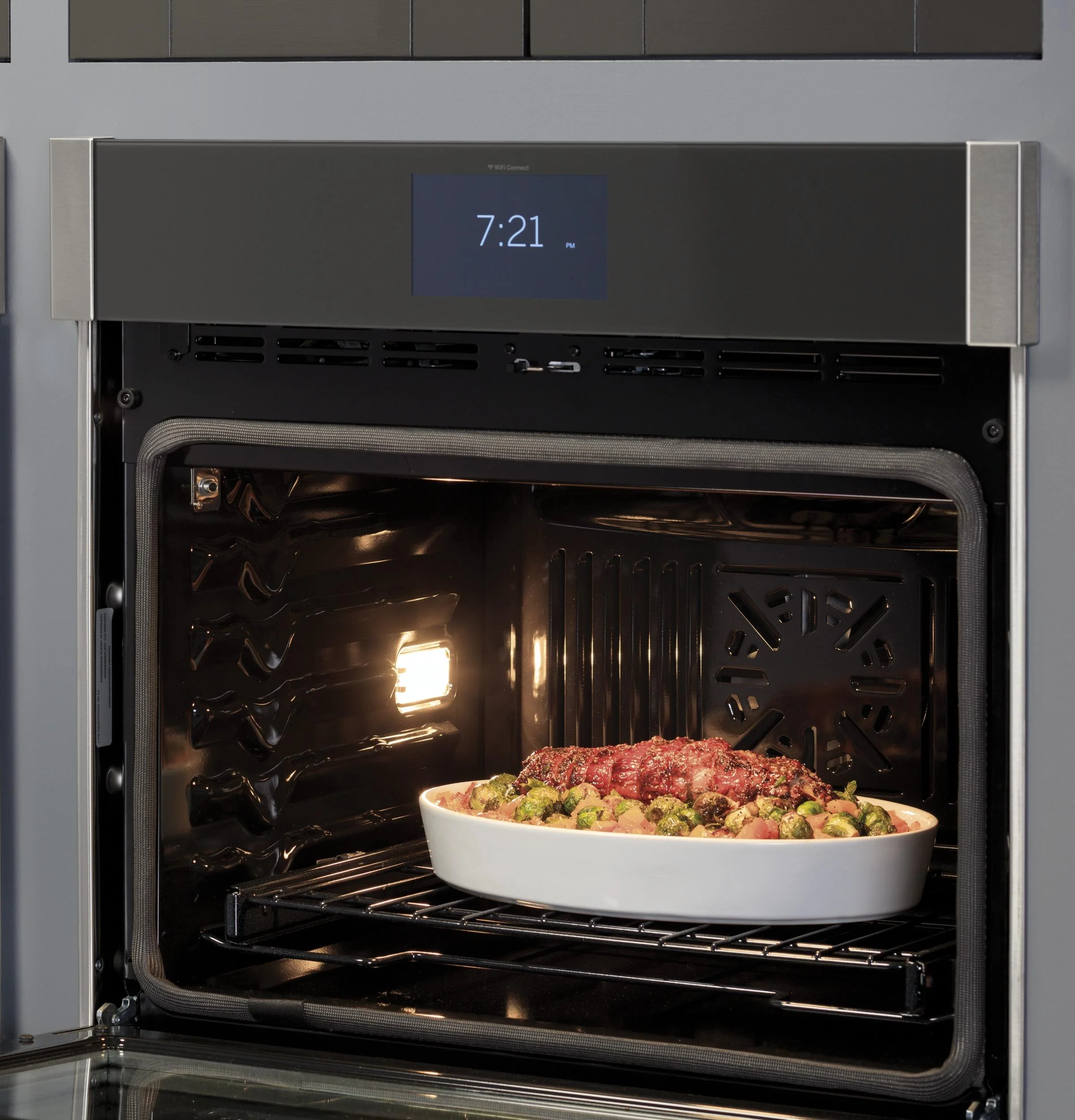 PTS7000BNTS GE Profile™ 30" Smart Built-In Convection Single Wall Oven with No Preheat Air Fry and Precision Cooking - Image 38