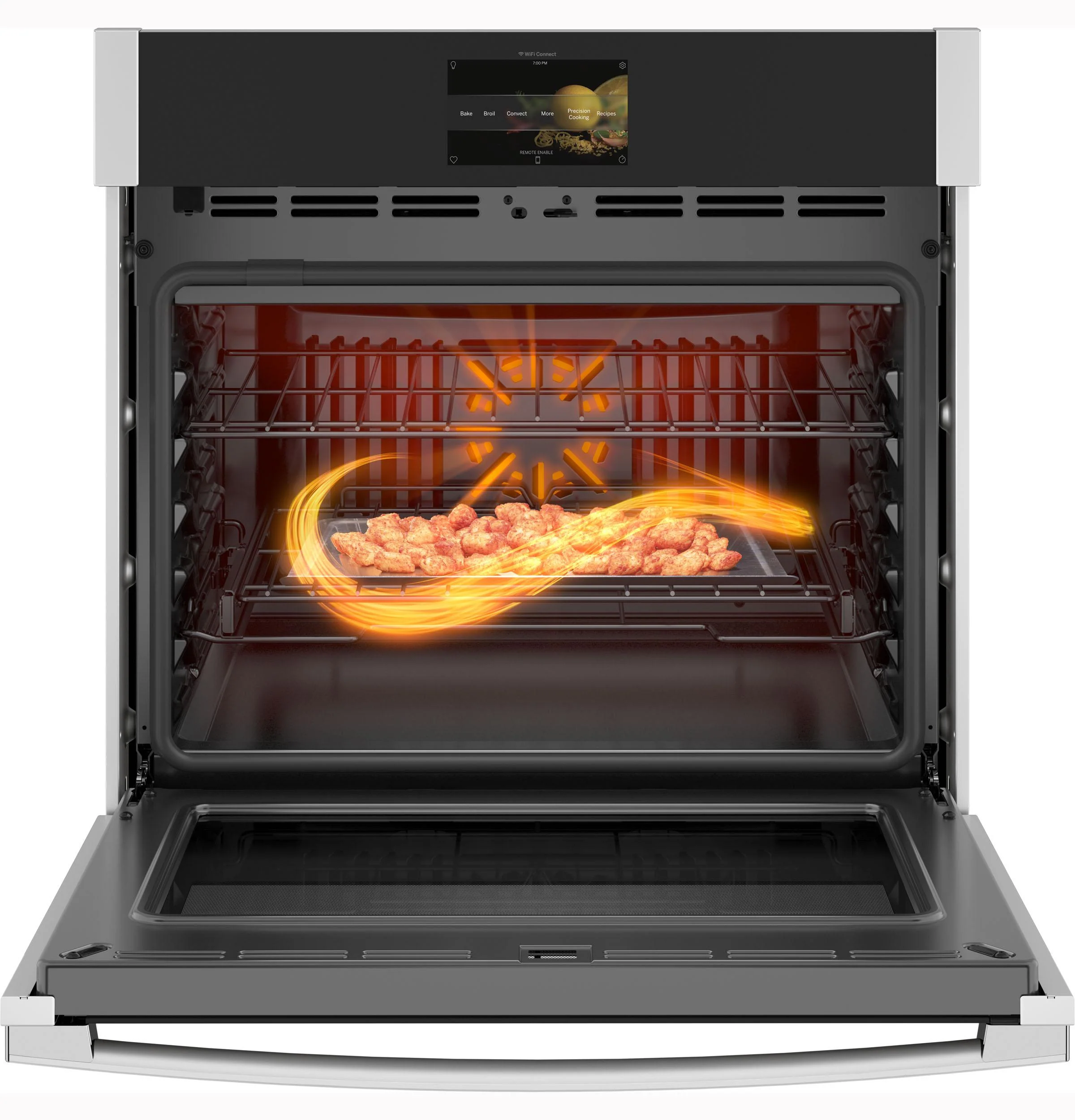 PTS7000SNSS GE Profile™ 30" Smart Built-In Convection Single Wall Oven with No Preheat Air Fry and Precision Cooking - Image 5
