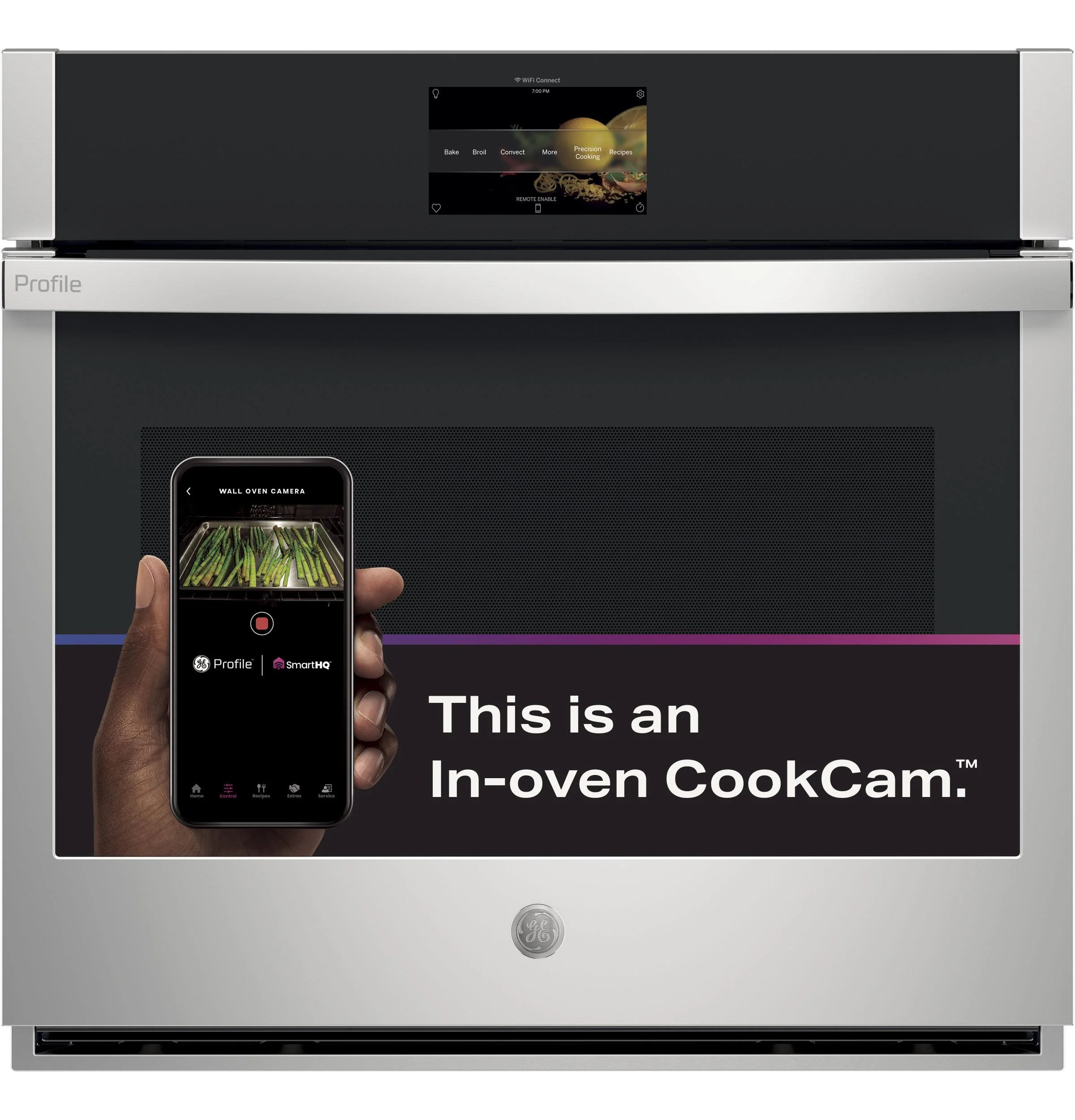 PTS9000SNSS GE Profile™ 30" Smart Built-In Convection Single Wall Oven with In-Oven Camera and No Preheat Air Fry - Image 5