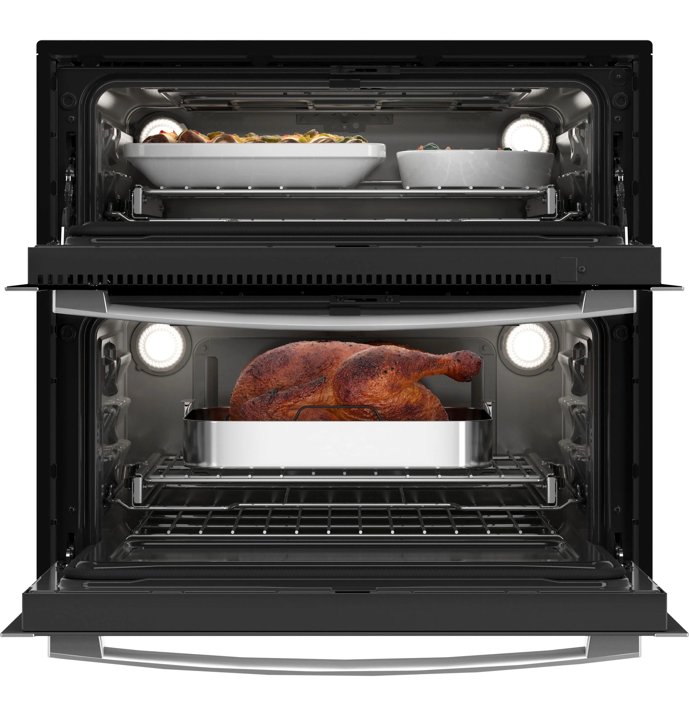 PTS9200SNSS GE Profile™ 30" Smart Built-In Twin Flex Convection Wall Oven - Image 3