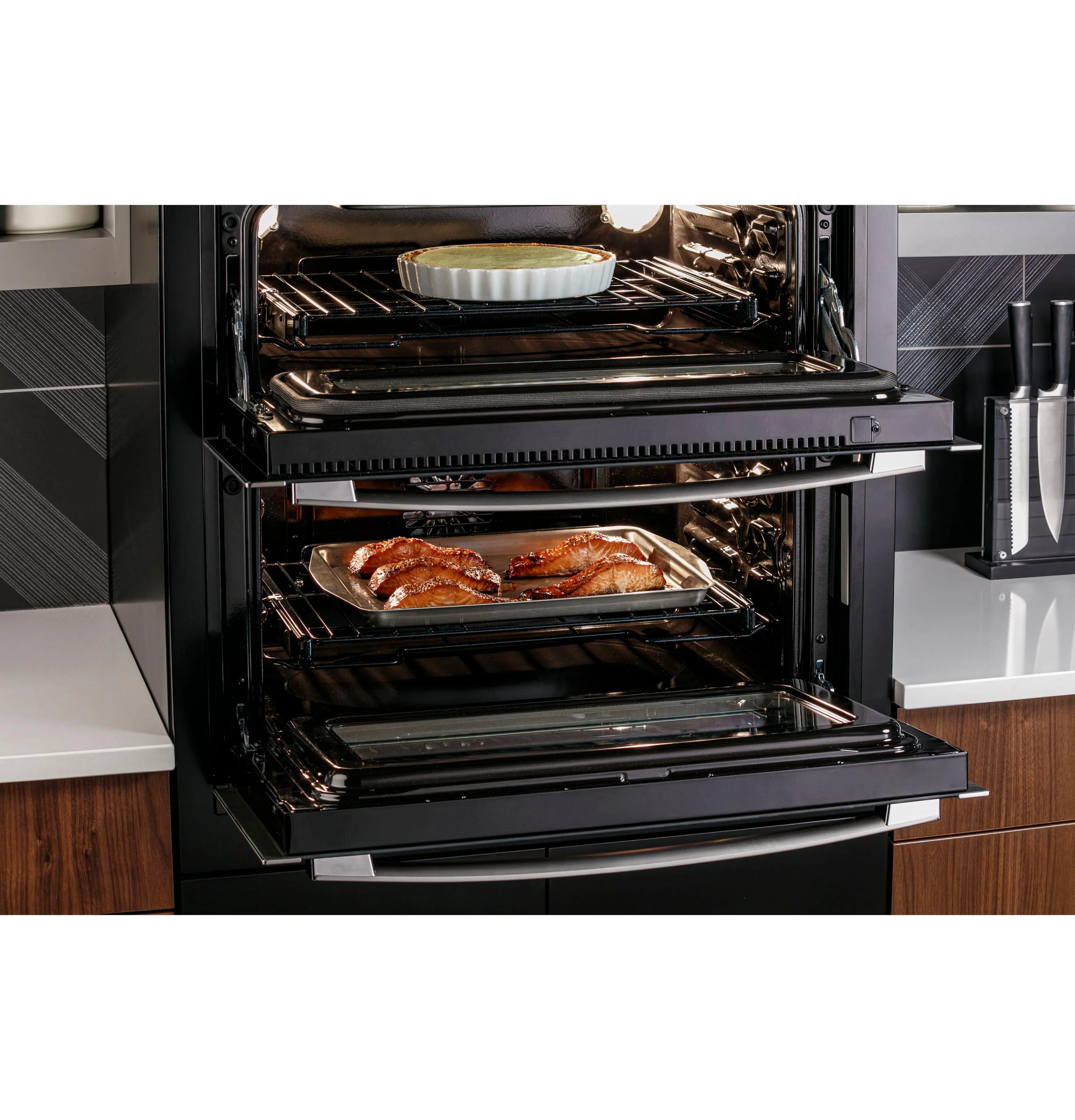 PTS9200SNSS GE Profile™ 30" Smart Built-In Twin Flex Convection Wall Oven - Image 5