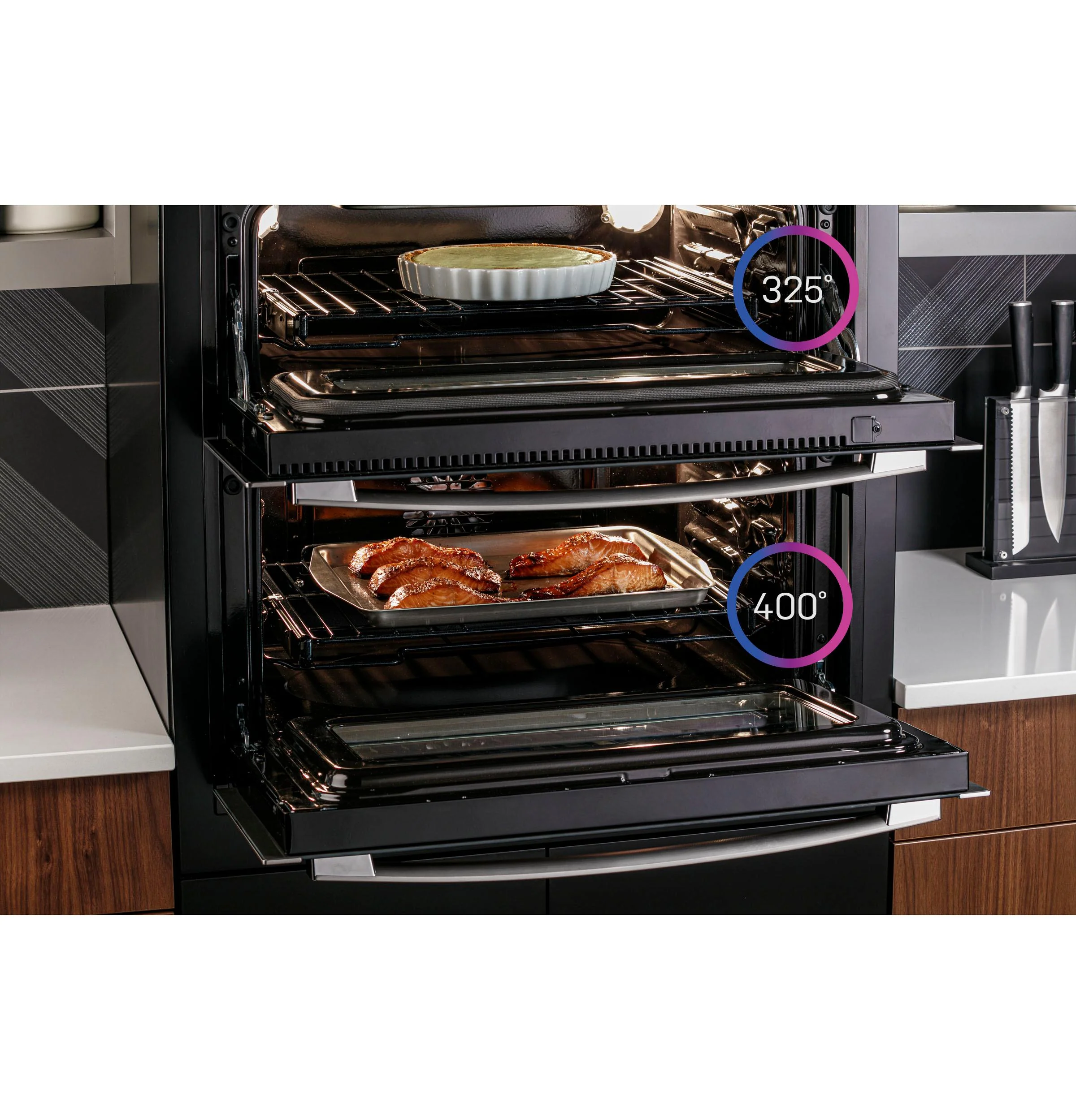 PTS9200SNSS GE Profile™ 30" Smart Built-In Twin Flex Convection Wall Oven - Image 6