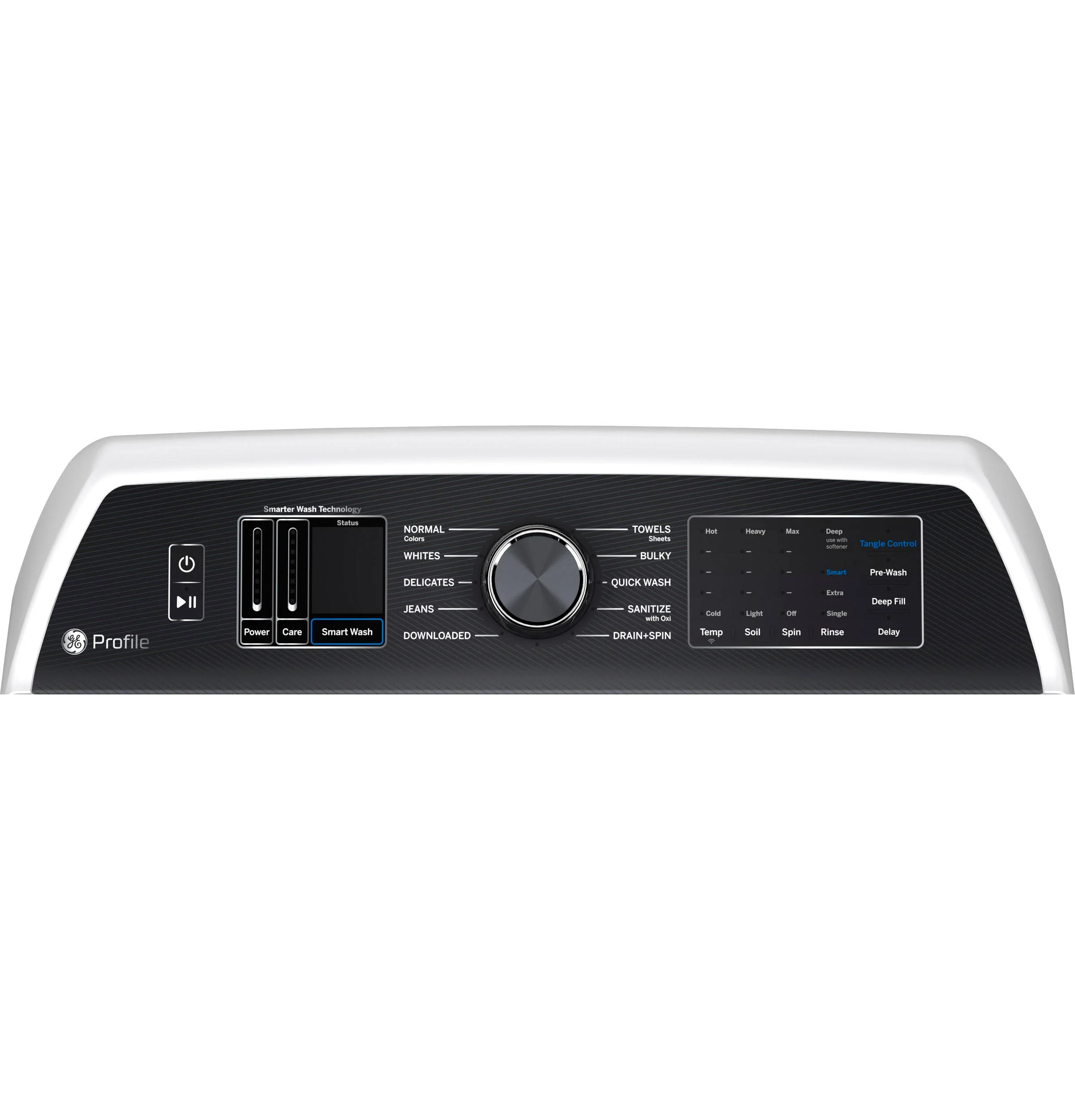 PTW705BSTWS GE Profile™ ENERGY STAR® 5.3 cu. ft. Capacity Washer with Smarter Wash Technology and FlexDispense™ - Image 4