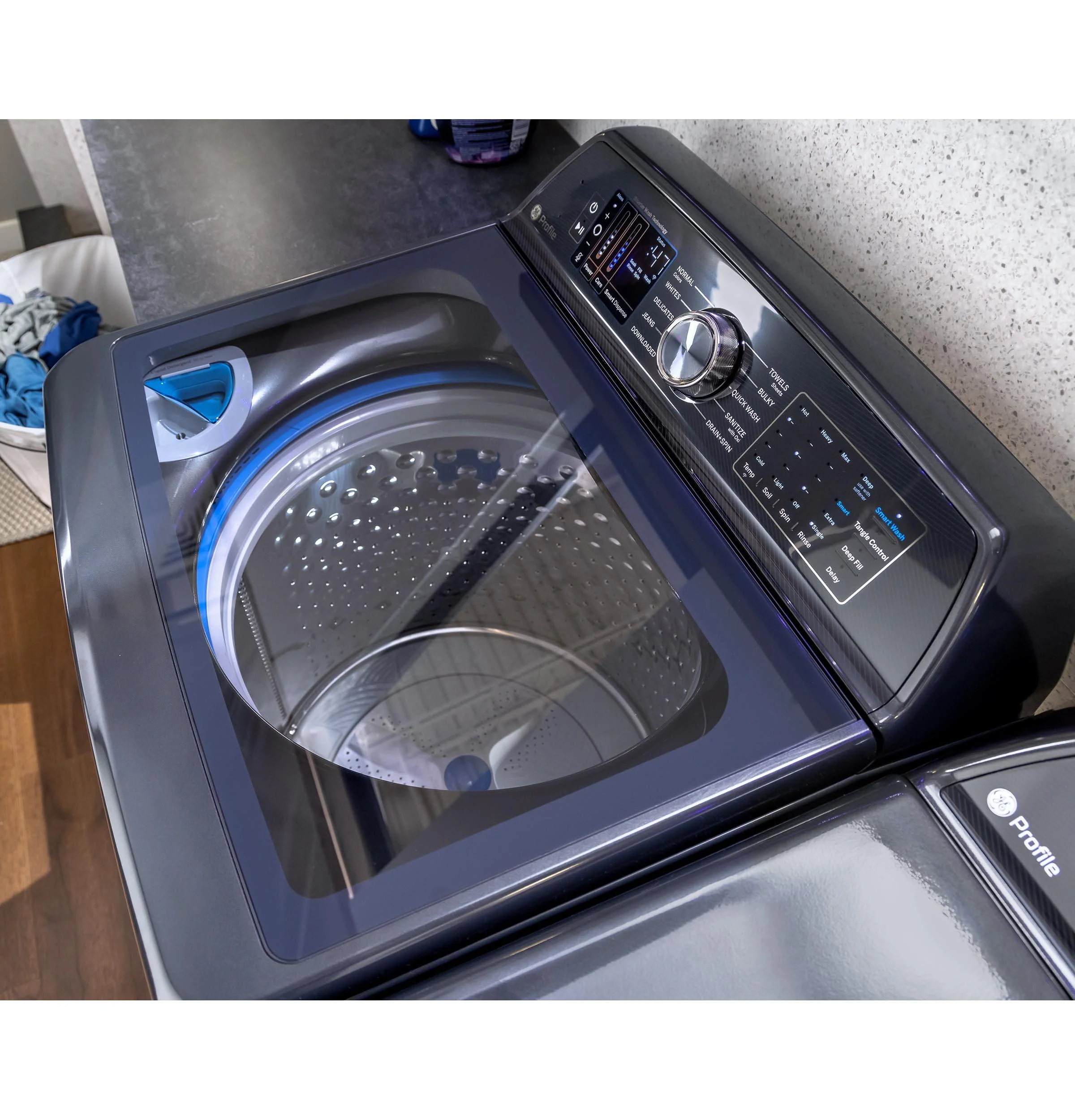 PTW900BPTDG GE Profile™ ENERGY STAR® 5.4 cu. ft. Capacity Washer with Smarter Wash Technology and FlexDispense™ - Image 33
