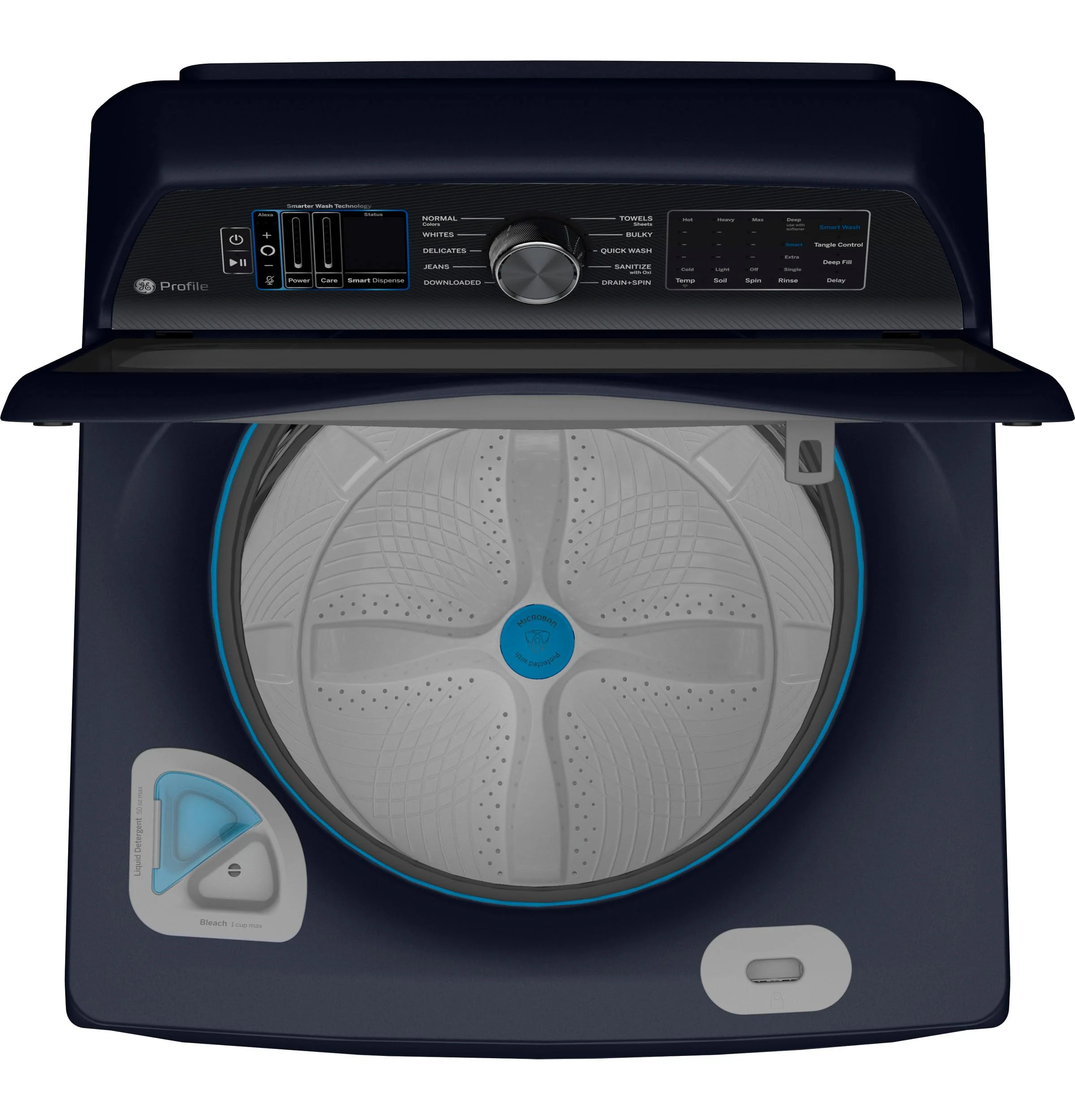 PTW900BPTRS GE Profile™ ENERGY STAR® 5.4 cu. ft. Capacity Washer with Smarter Wash Technology and FlexDispense™ - Image 22