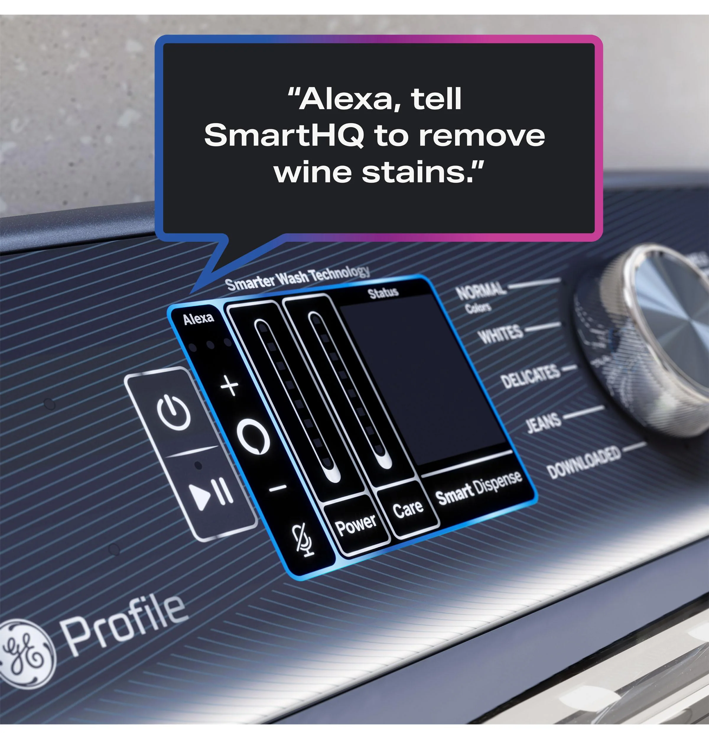 PTW905BPTDG GE Profile™ ENERGY STAR® 5.3 cu. ft. Capacity Washer with Smarter Wash Technology and FlexDispense™ - Image 19