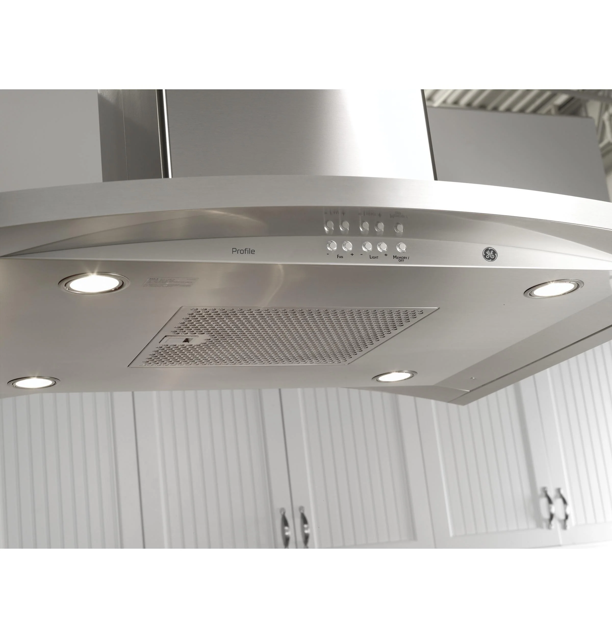 GE Profile™ 36" Island-Mount Chimney Hood - Image 4