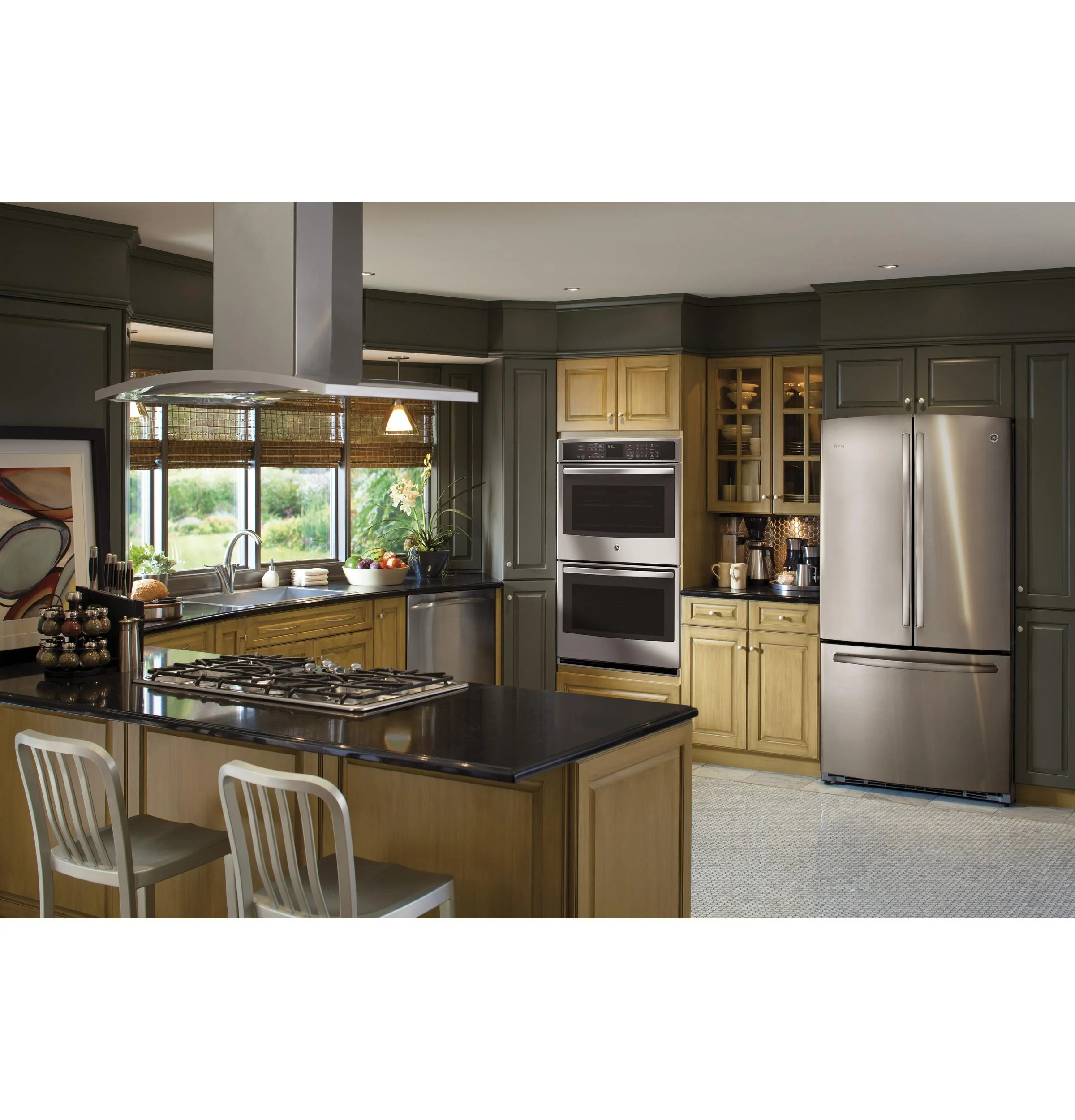 GE Profile™ 36" Island-Mount Chimney Hood - Image 7