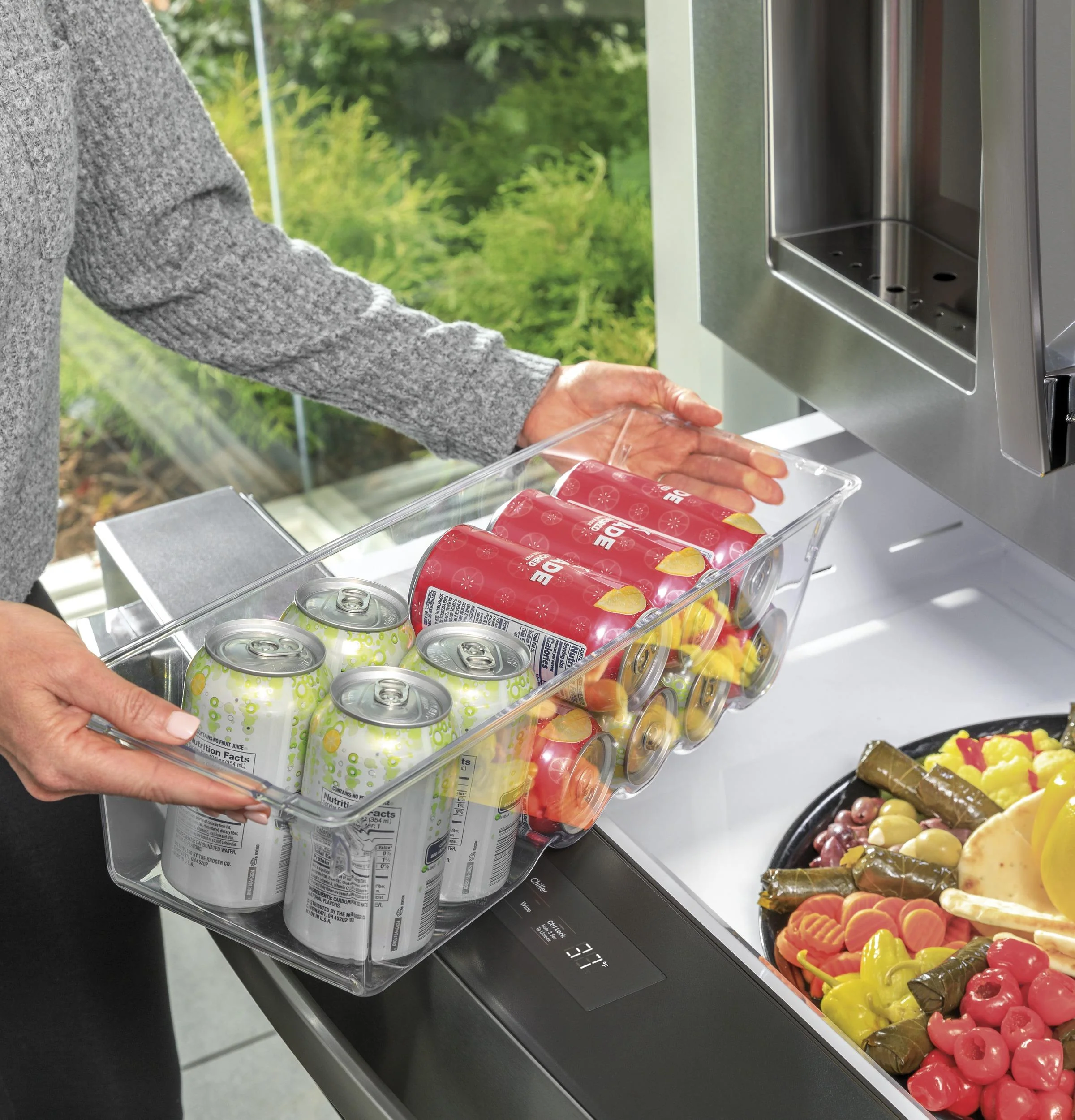 PVD28BYNFS GE Profile™ ENERGY STAR® 27.9 Cu. Ft. Smart Fingerprint Resistant 4-Door French-Door Refrigerator with Door In Door - Image 60