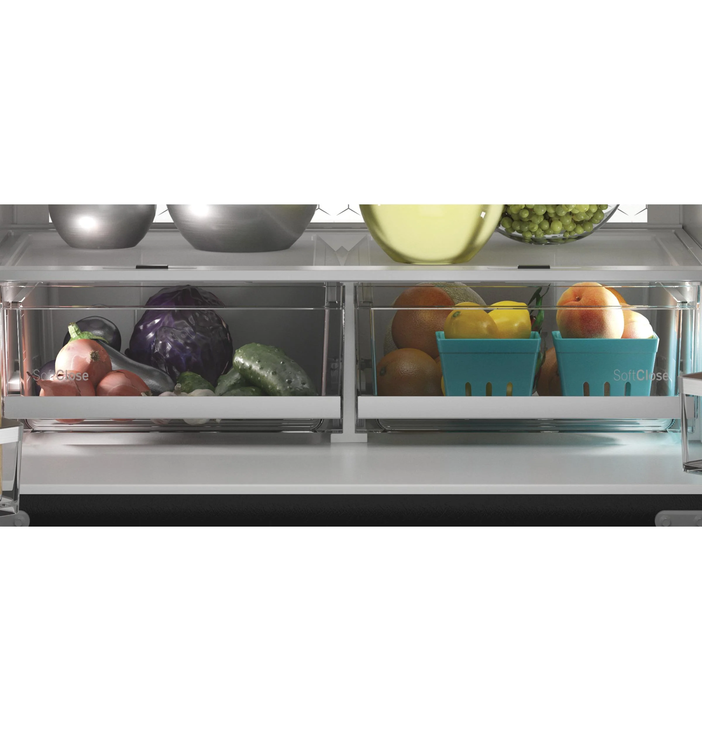 PVD28BYNFS GE Profile™ ENERGY STAR® 27.9 Cu. Ft. Smart Fingerprint Resistant 4-Door French-Door Refrigerator with Door In Door - Image 66