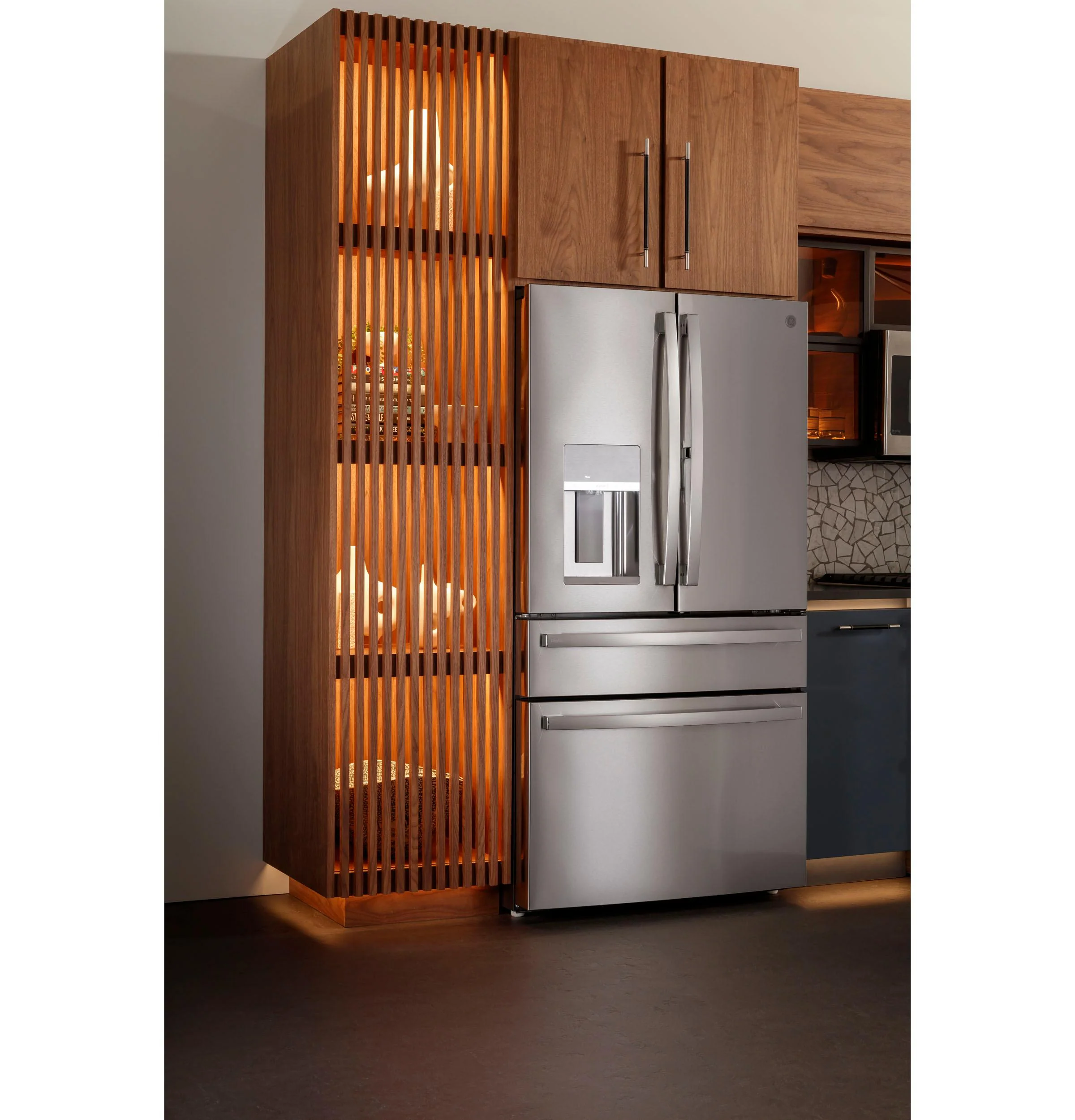 PVD28BYNFS GE Profile™ ENERGY STAR® 27.9 Cu. Ft. Smart Fingerprint Resistant 4-Door French-Door Refrigerator with Door In Door - Image 90